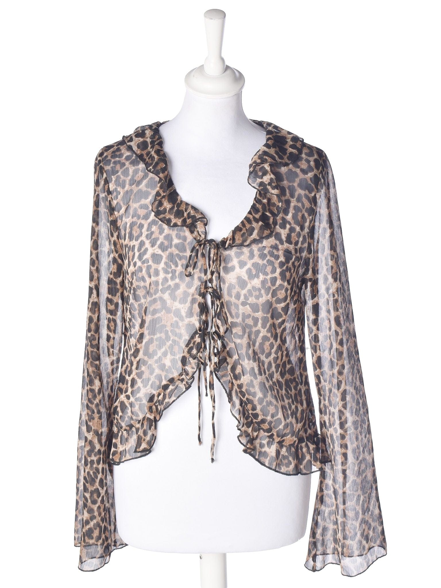 NA-KD Bluse - 36 / Dyreprint / Kvinde - SassyLAB Secondhand
