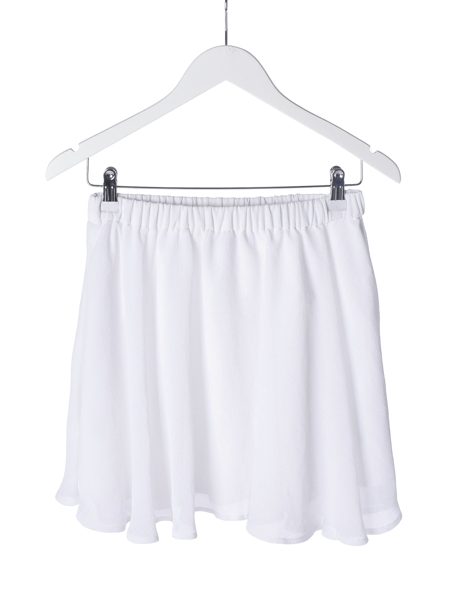 NA-KD Nederdel - 34 / Hvid / Kvinde - SassyLAB Secondhand