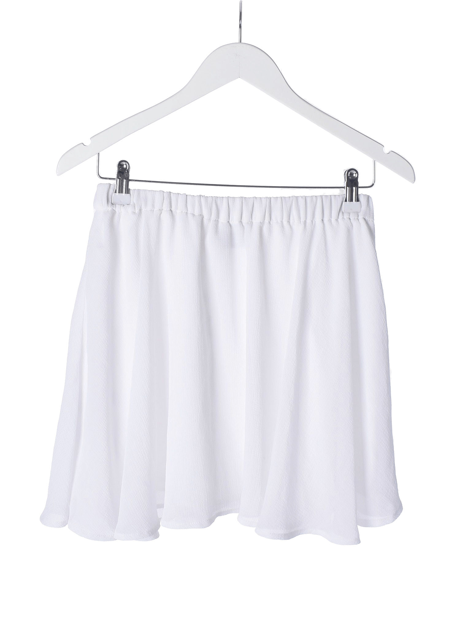 NA-KD Nederdel - 34 / Hvid / Kvinde - SassyLAB Secondhand