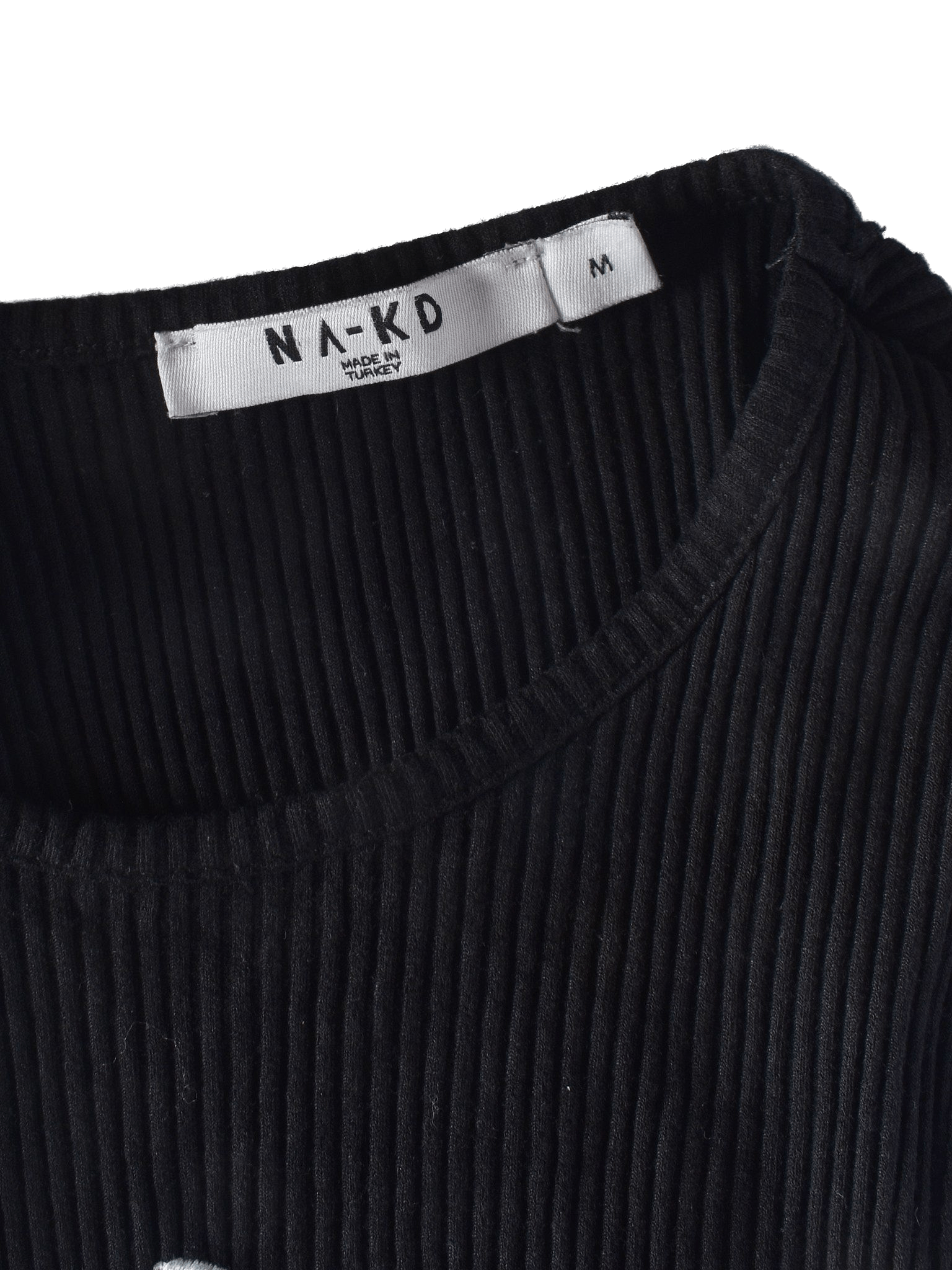 NA-KD Top - M / Sort / Kvinde - SassyLAB Secondhand