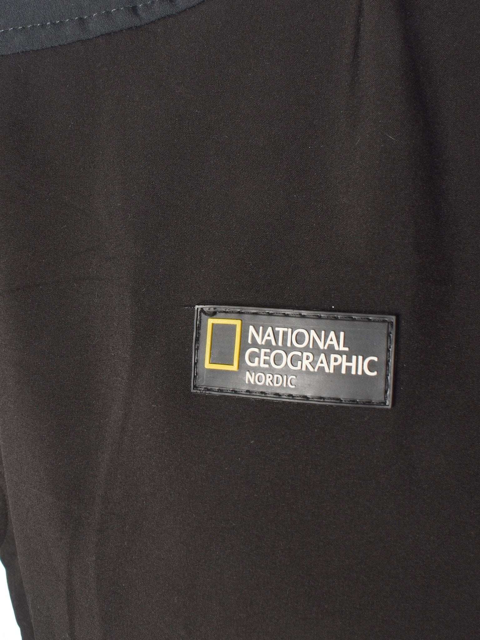 National Geographic Træningsjakke - XL / Sort / Mand - SassyLAB Secondhand