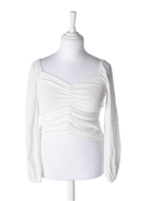 Neo Noir Bluse - 36 / Hvid / Kvinde - SassyLAB Secondhand
