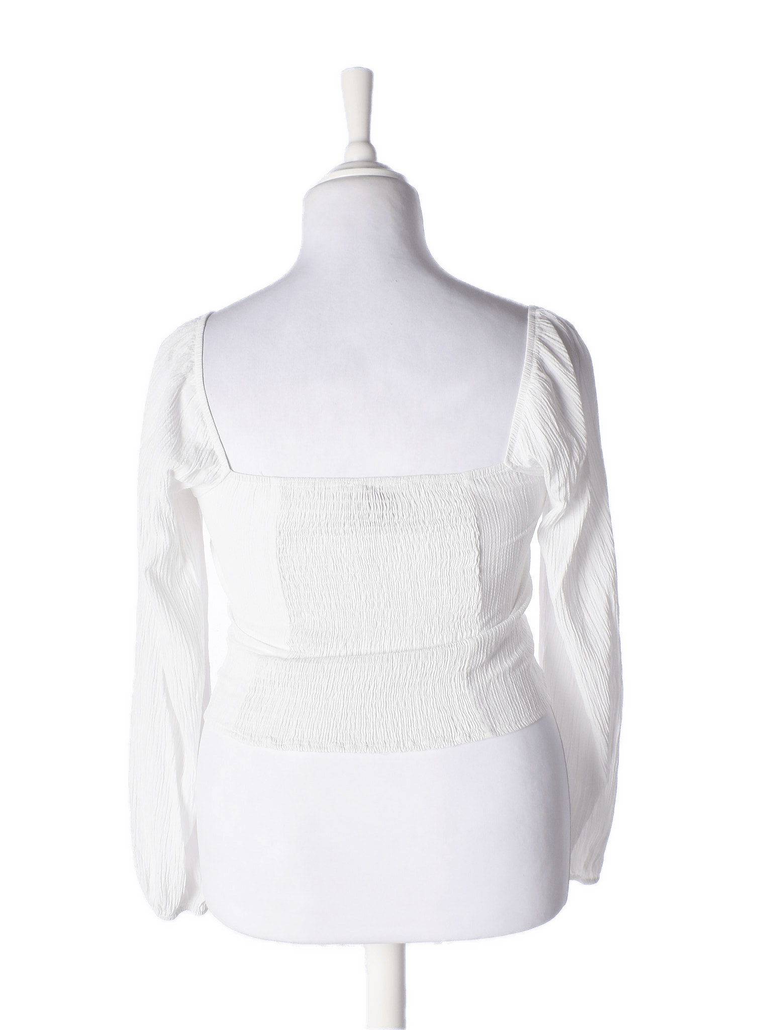 Neo Noir Bluse - 36 / Hvid / Kvinde - SassyLAB Secondhand