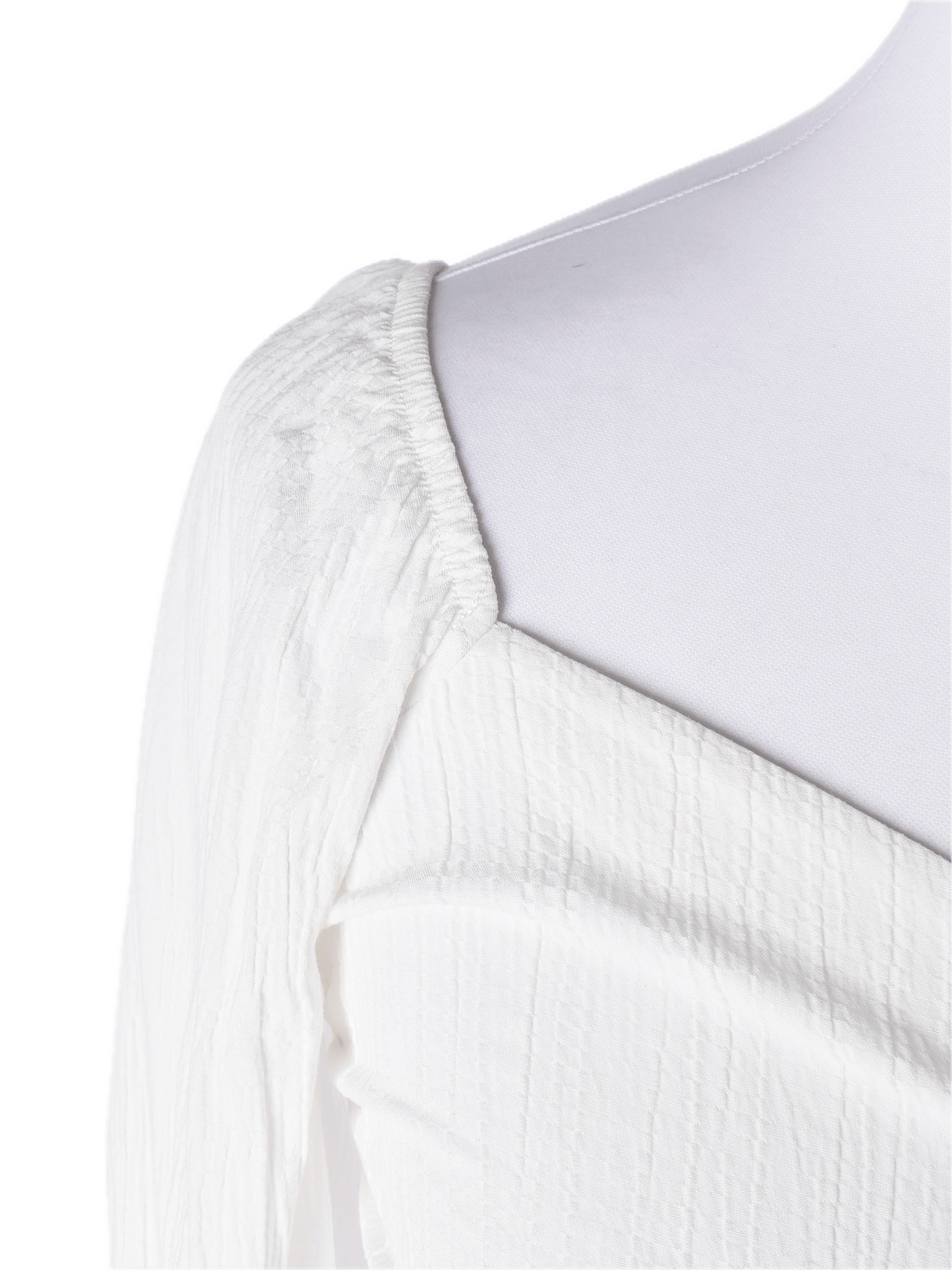 Neo Noir Bluse - 36 / Hvid / Kvinde - SassyLAB Secondhand