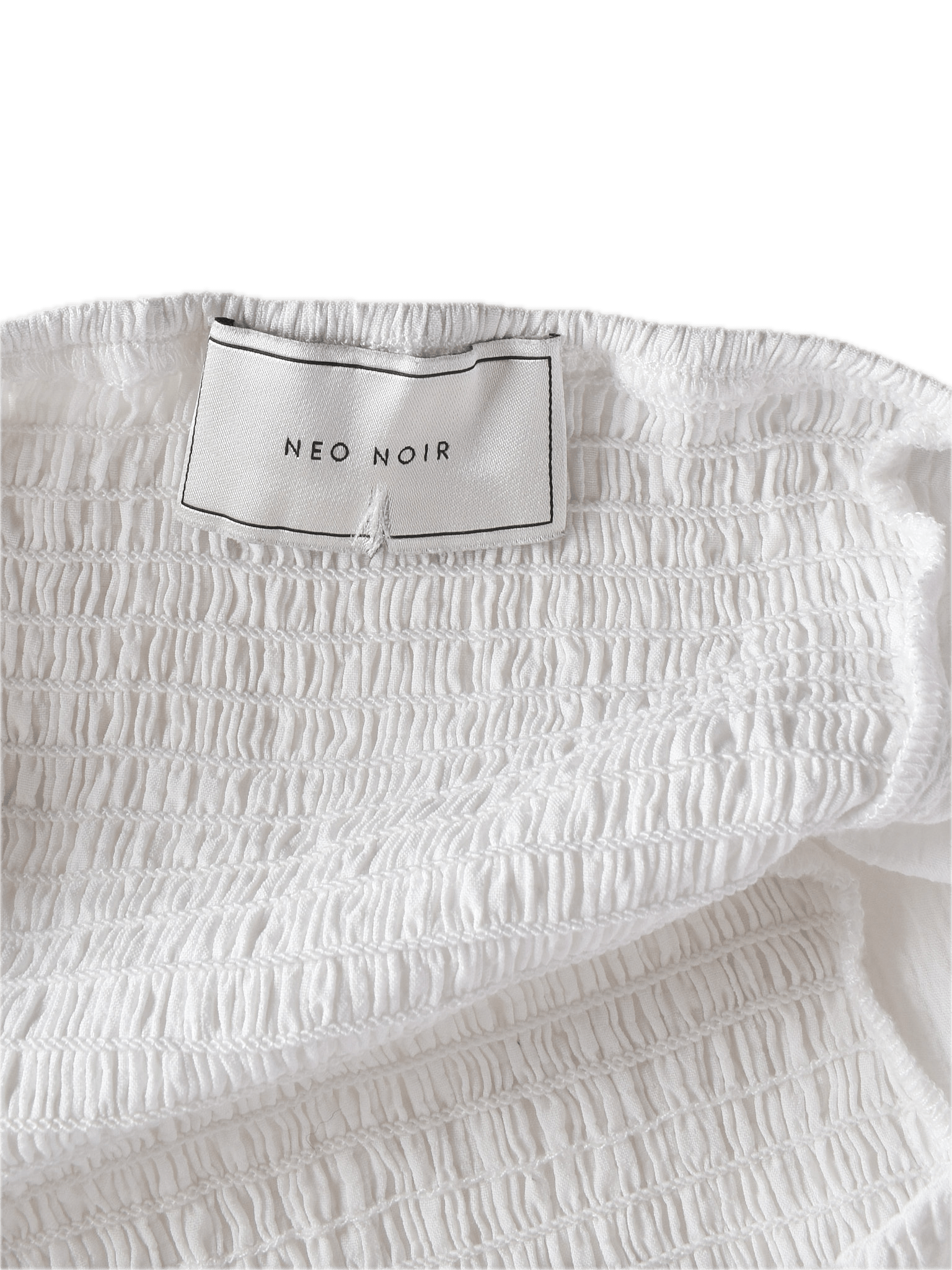 Neo Noir Bluse - 36 / Hvid / Kvinde - SassyLAB Secondhand