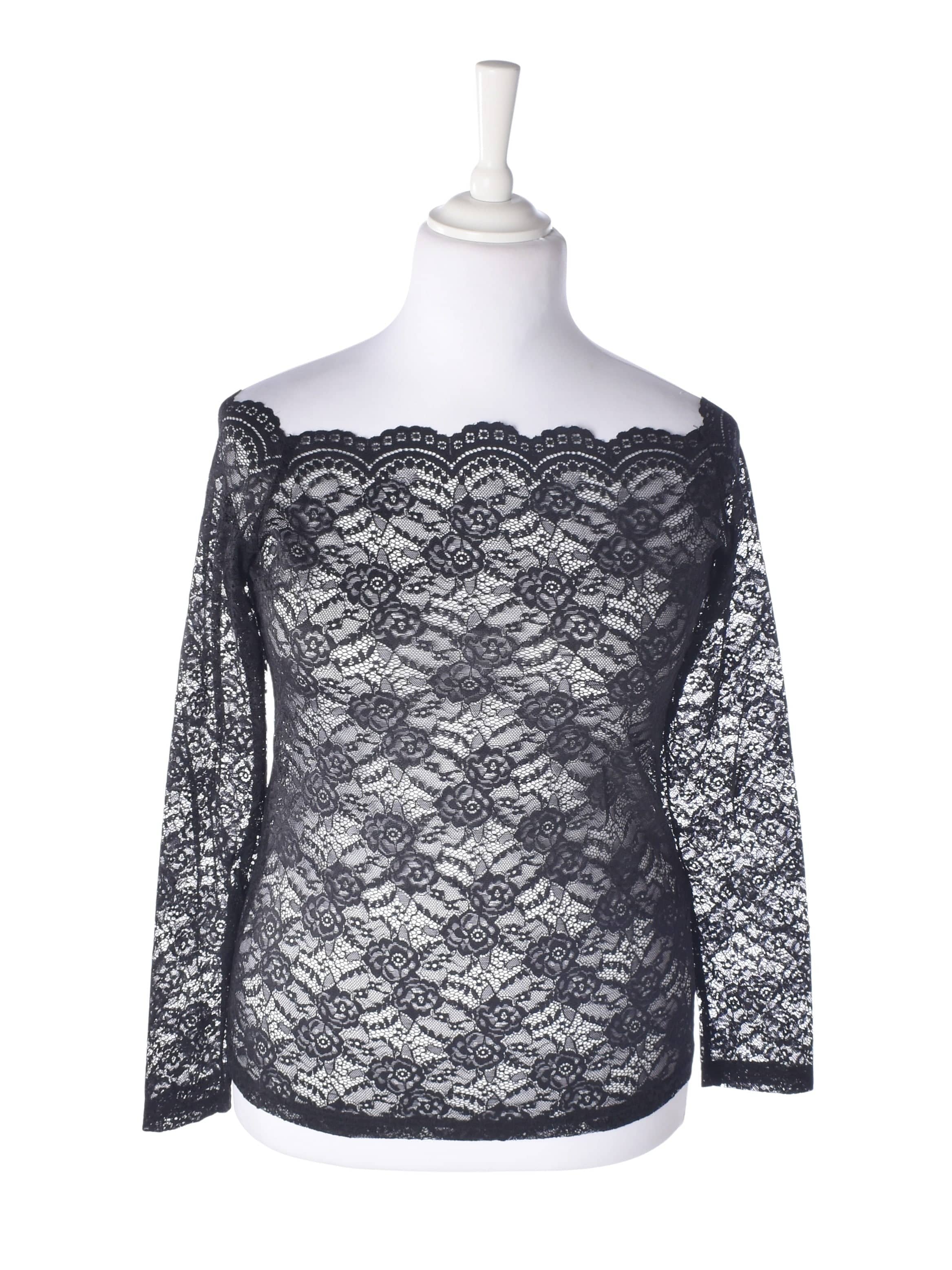 Neo Noir Bluse - XL / Sort / Kvinde - SassyLAB Secondhand