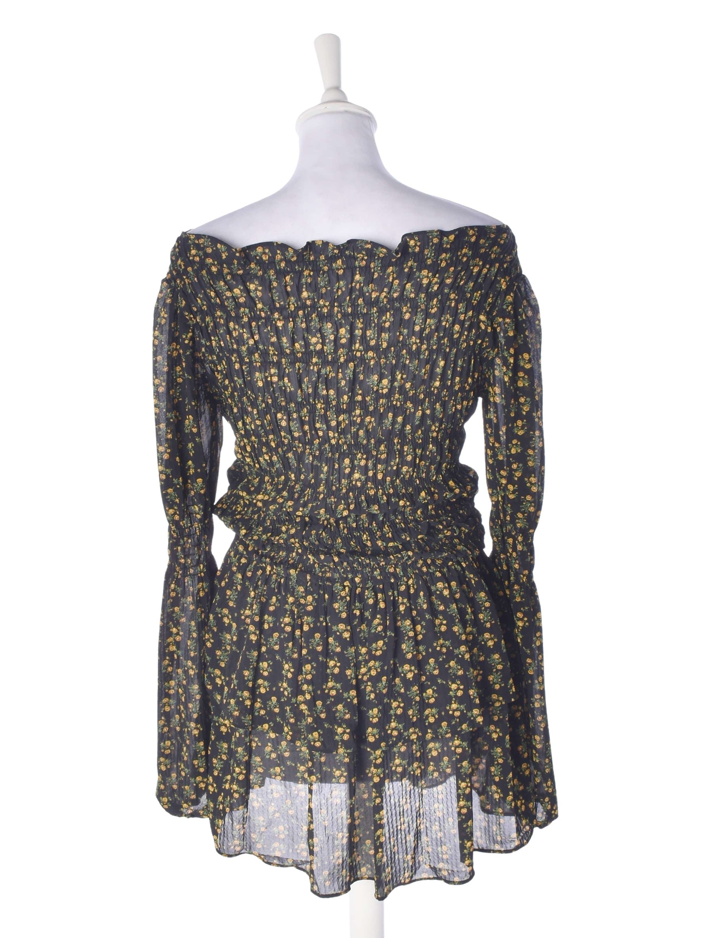 Neo Noir Kjole - M / Blomstret / Kvinde - SassyLAB Secondhand