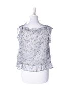 Neo Noir Top - S / Blå / Kvinde - SassyLAB Secondhand