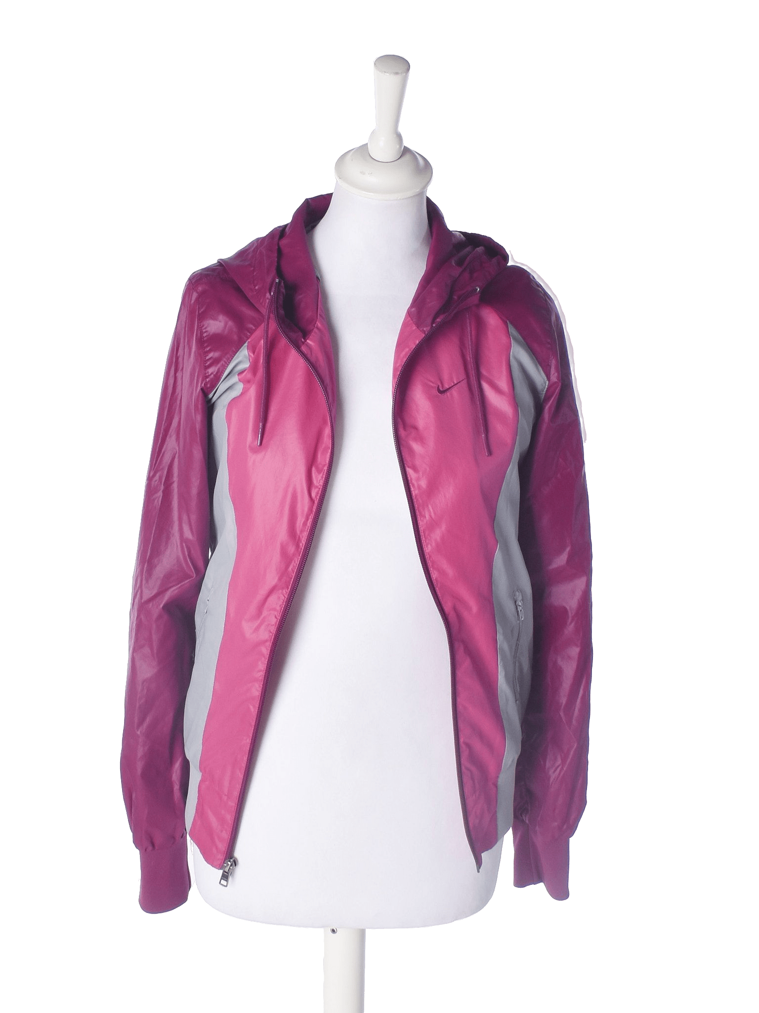 Nike Regnjakke - XS / Lilla / Kvinde - SassyLAB Secondhand