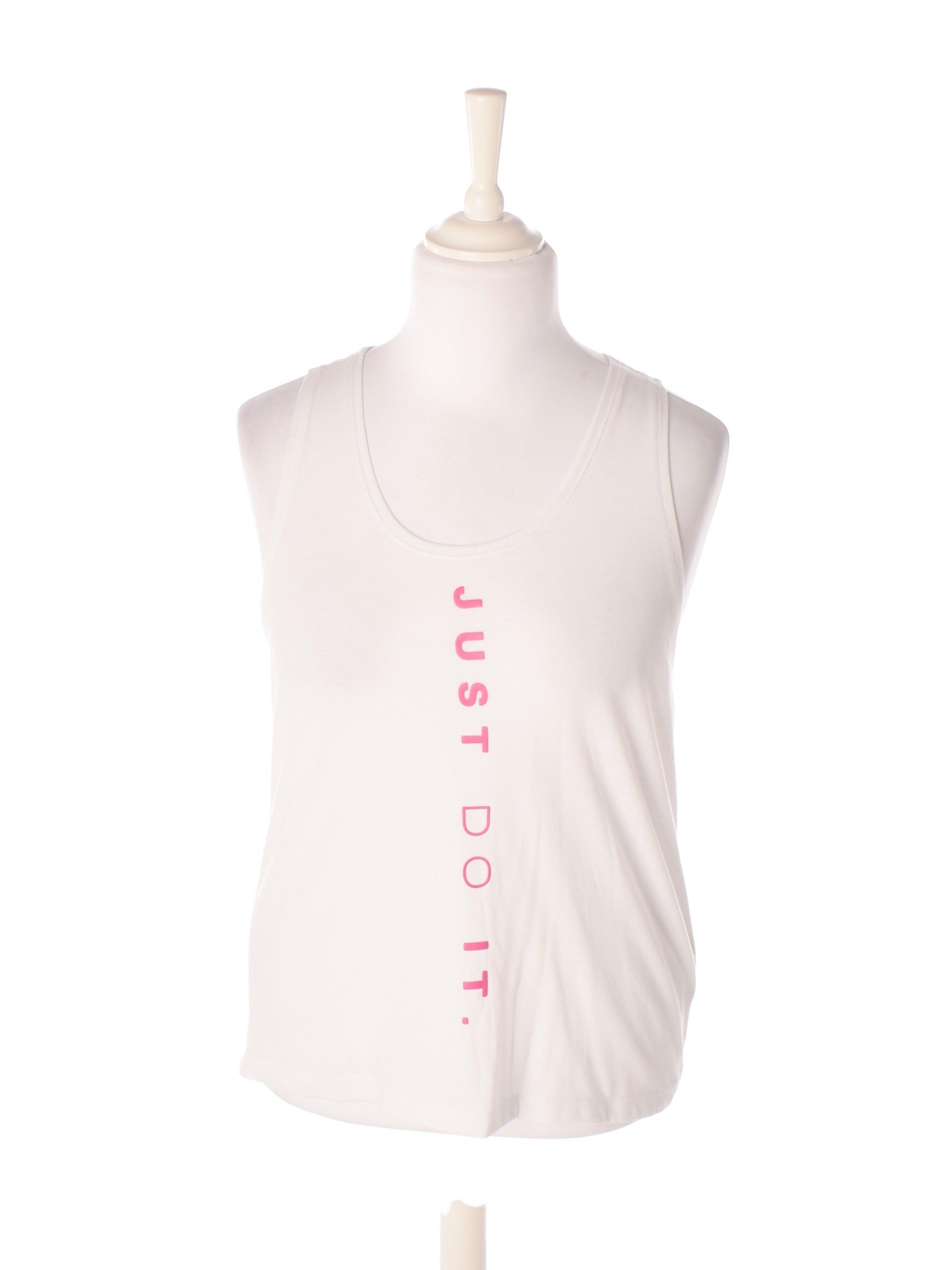 Nike Top - L / Hvid / Kvinde - SassyLAB Secondhand