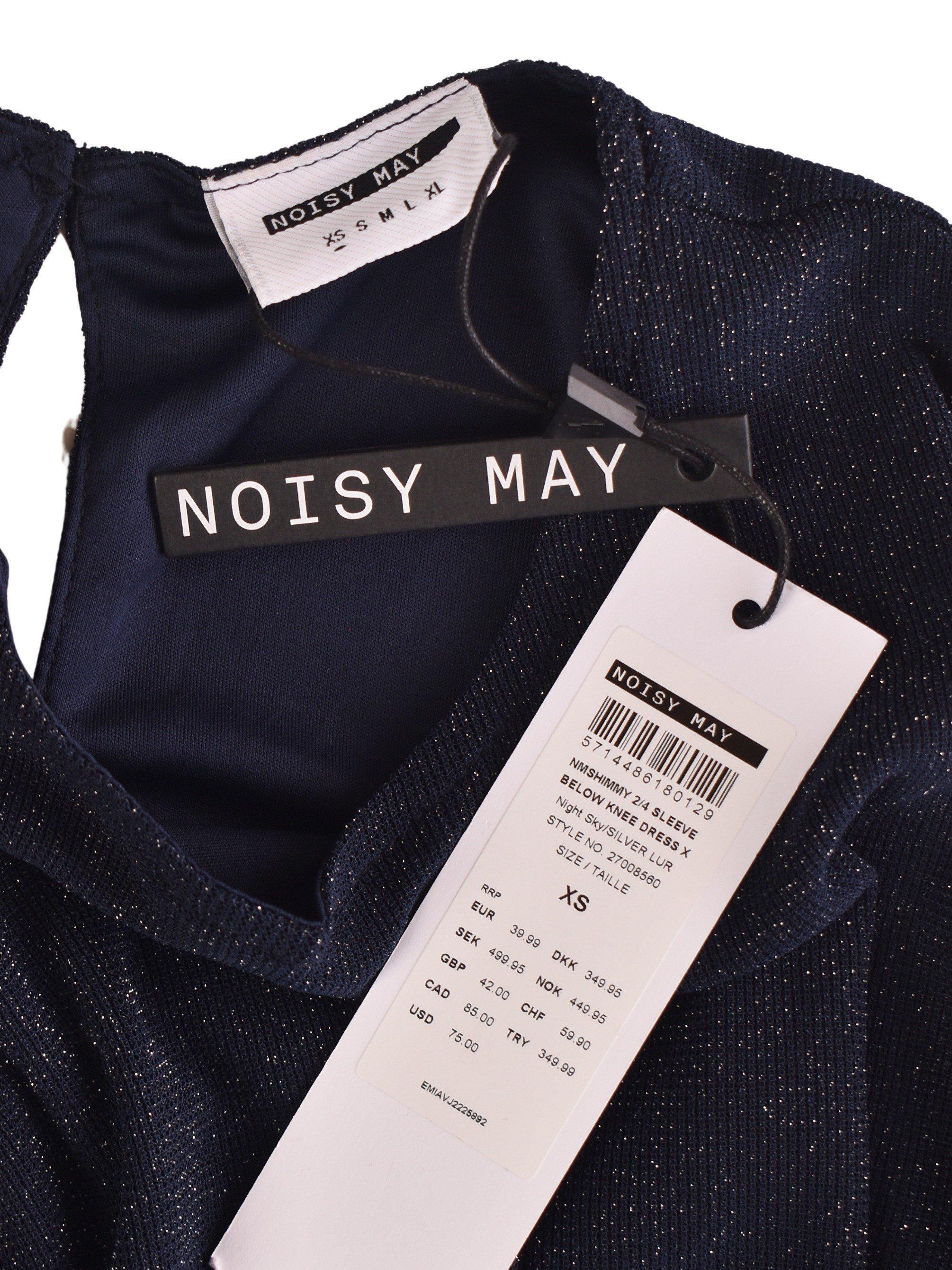 Noisy may Kjole - XS / Blå / Kvinde - SassyLAB Secondhand