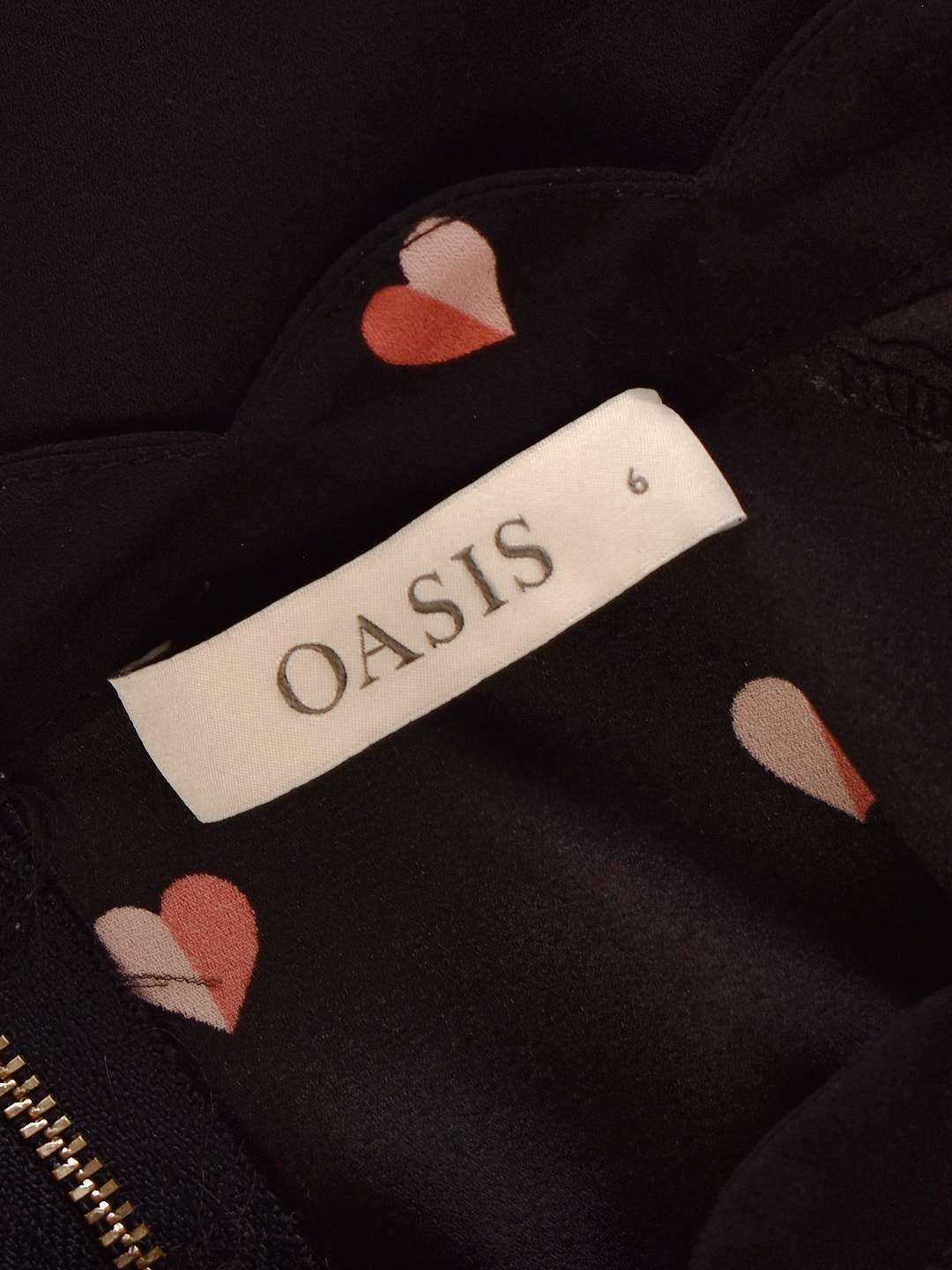 Oasis Bluse - S / Sort / Kvinde - SassyLAB Secondhand
