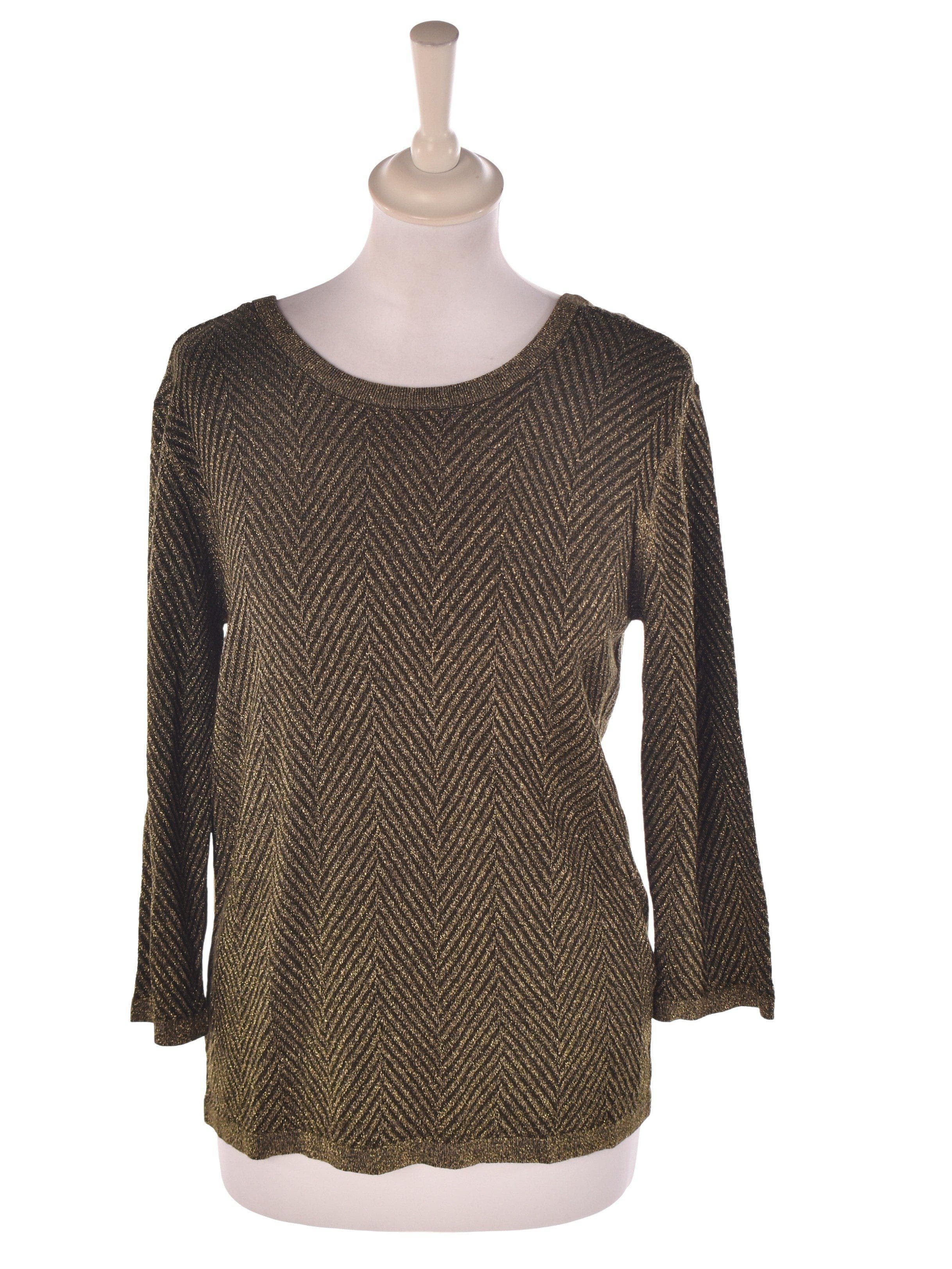 Object Bluse - M / Guld / Kvinde - SassyLAB Secondhand