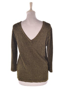 Object Bluse - M / Guld / Kvinde - SassyLAB Secondhand