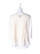 Odd Molly Bluse - S / Hvid / Kvinde - SassyLAB Secondhand