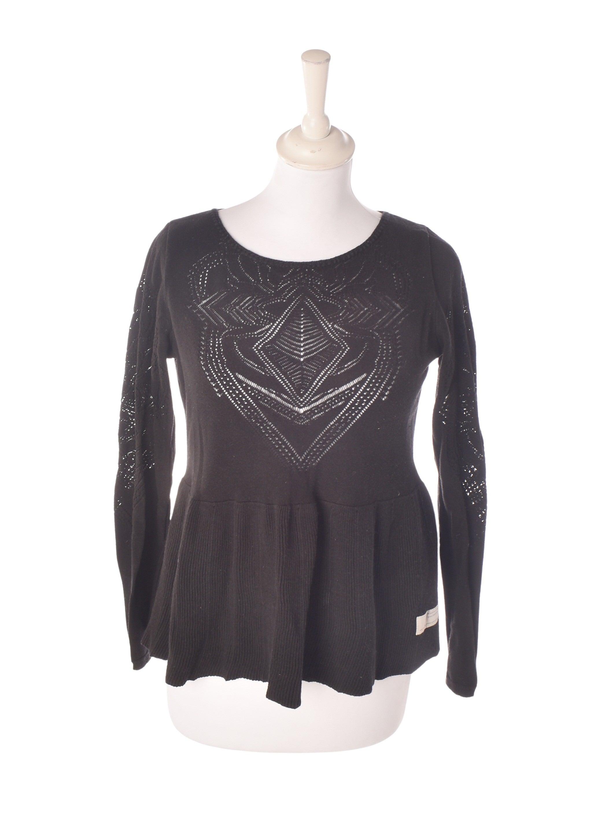 Odd Molly Bluse - S / Sort / Kvinde - SassyLAB Secondhand