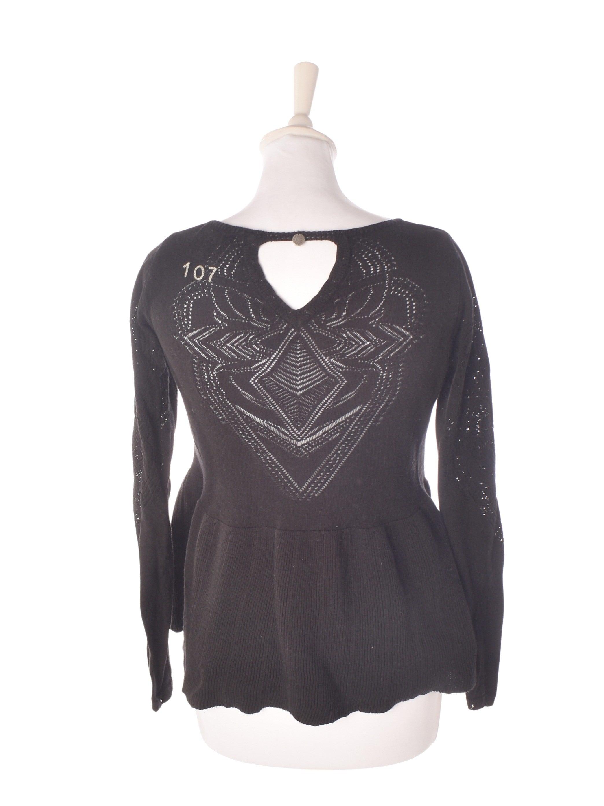 Odd Molly Bluse - S / Sort / Kvinde - SassyLAB Secondhand
