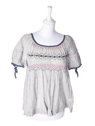 Odd Molly Bluse - XS / Grå / Kvinde - SassyLAB Secondhand