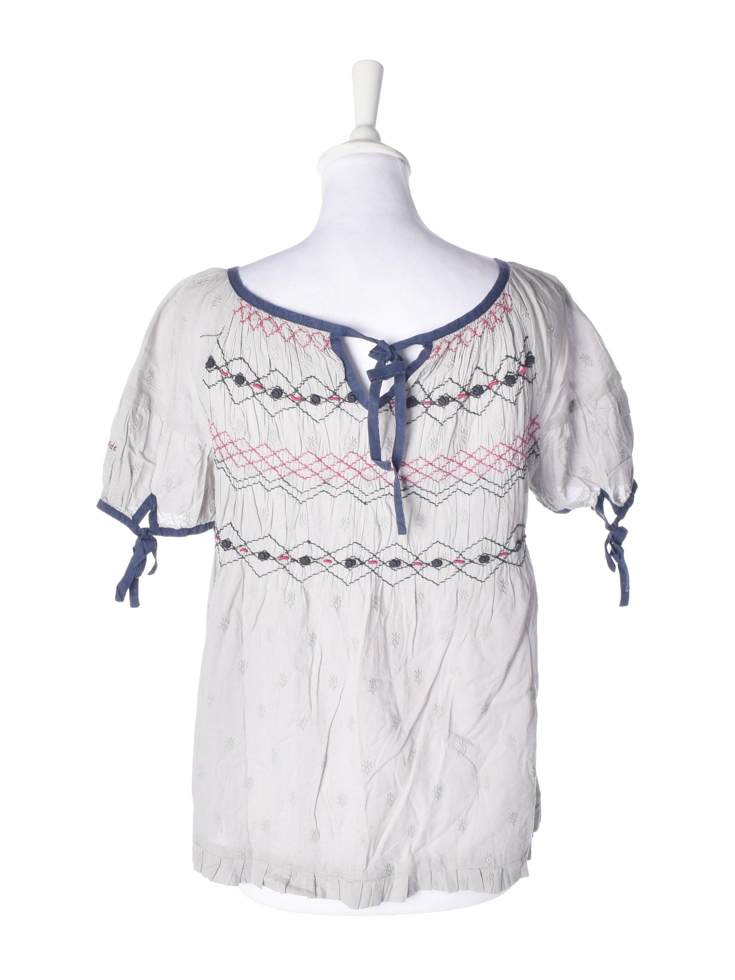 Odd Molly Bluse - XS / Grå / Kvinde - SassyLAB Secondhand