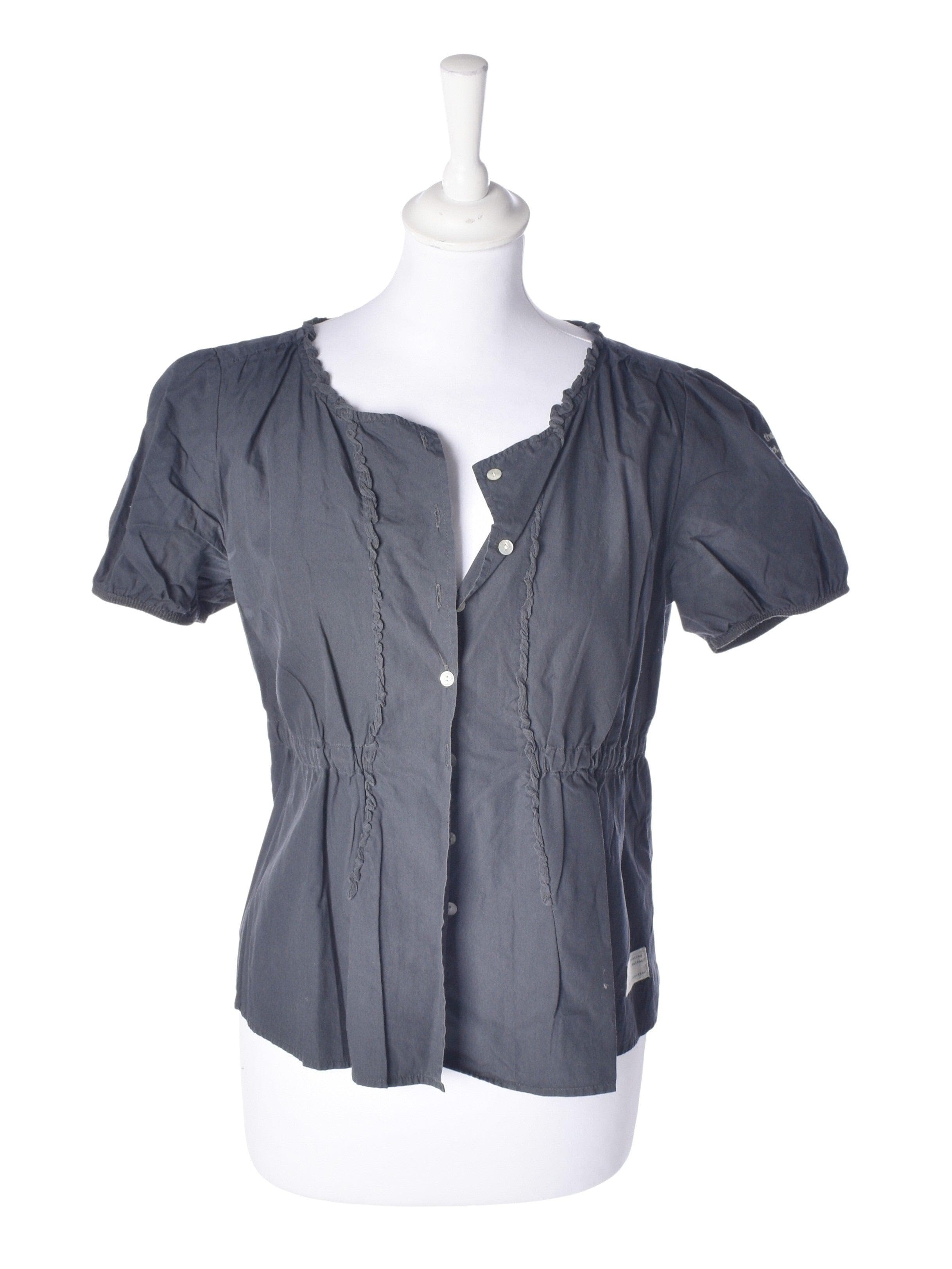 Odd Molly Bluse - XS / Sort / Kvinde - SassyLAB Secondhand