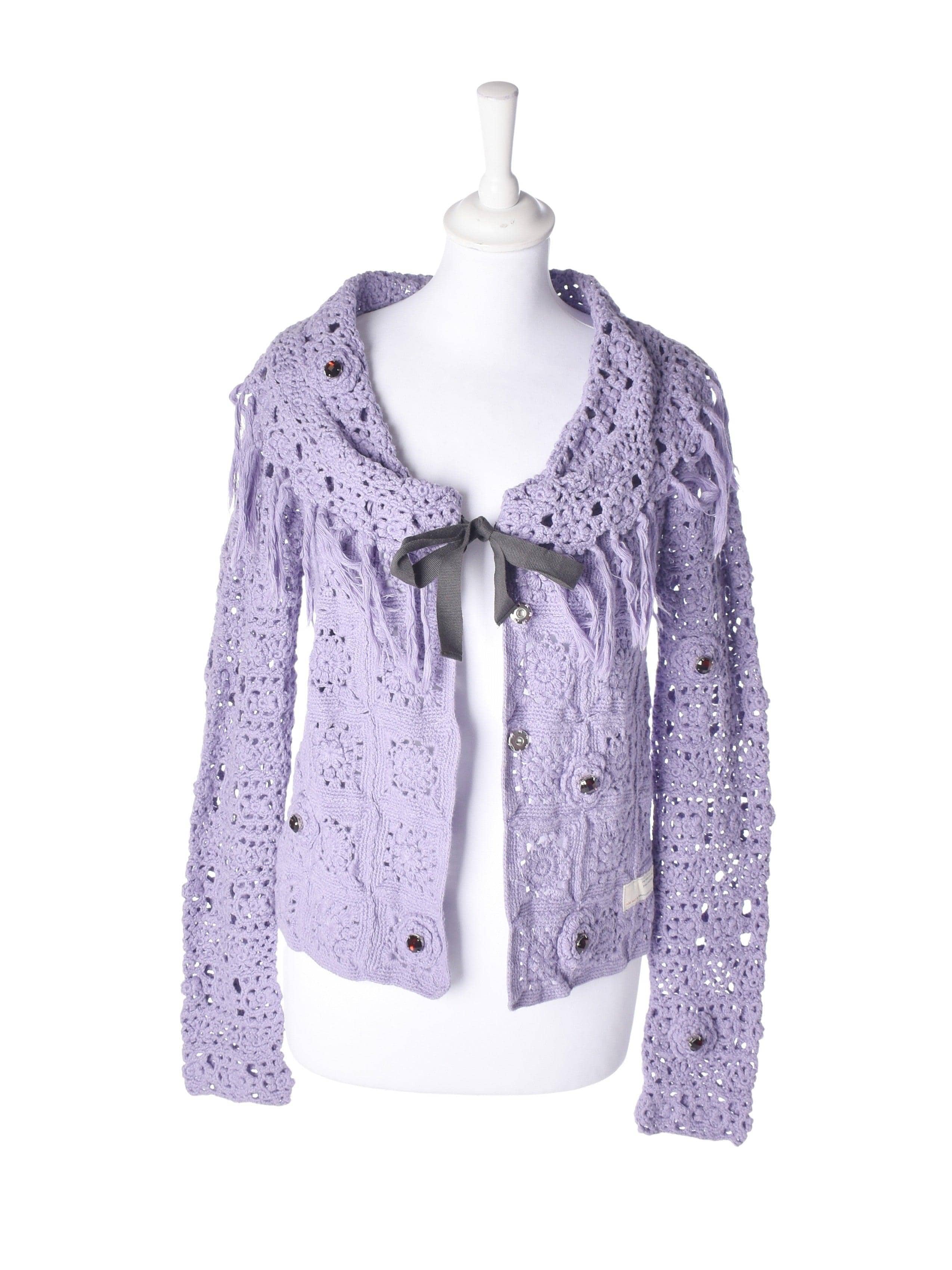 Odd Molly Cardigan - S / Lilla / Kvinde - SassyLAB Secondhand