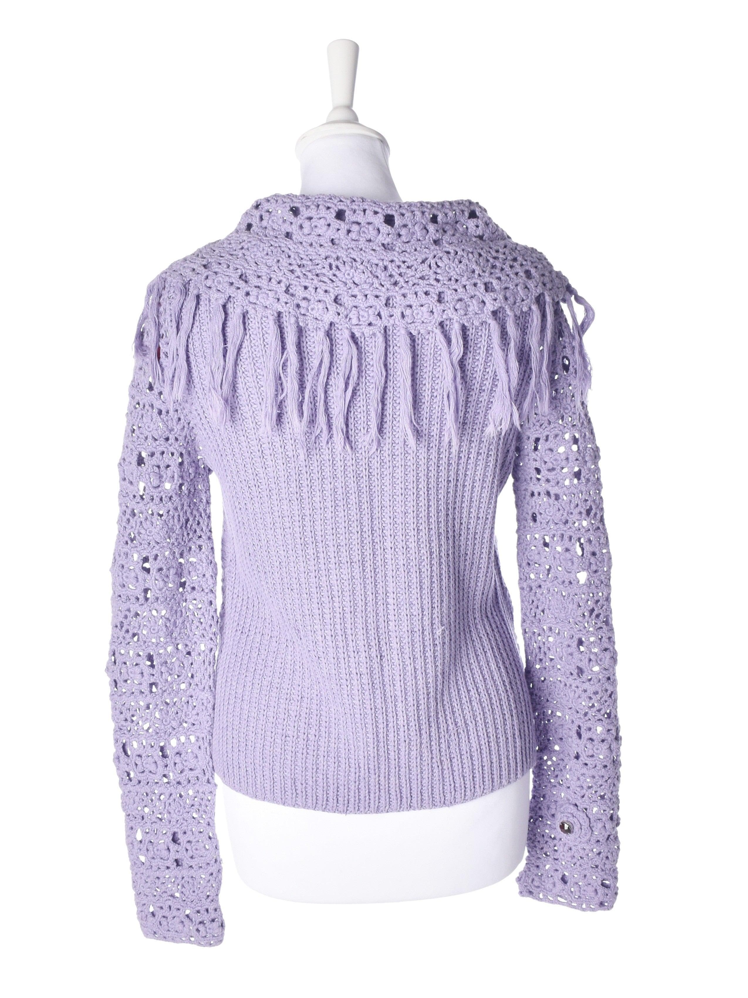 Odd Molly Cardigan - S / Lilla / Kvinde - SassyLAB Secondhand