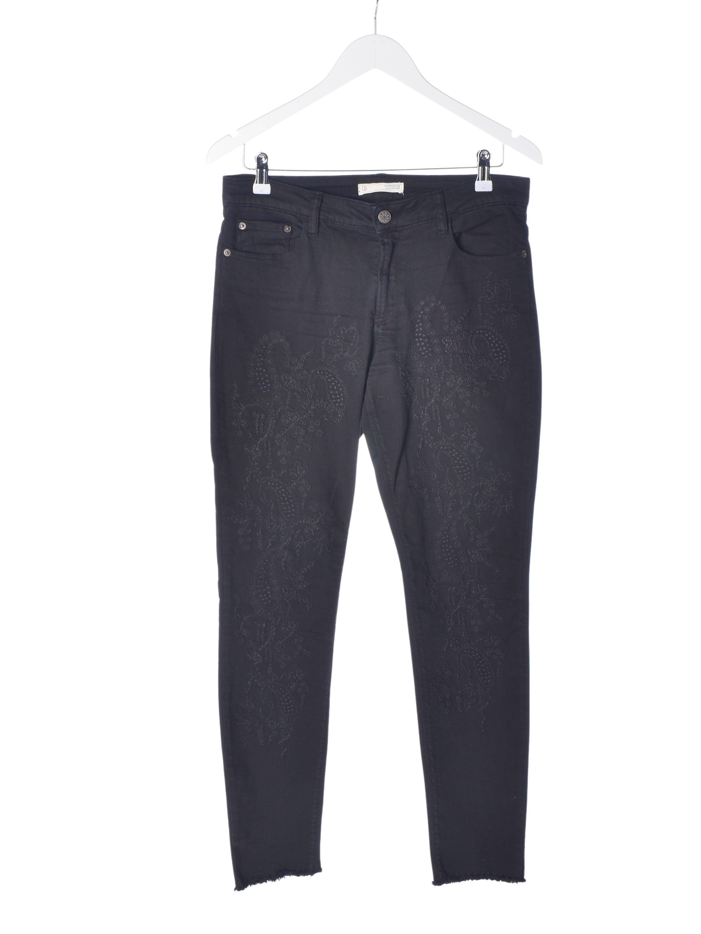 Odd Molly Jeans - S / Sort / Kvinde - SassyLAB Secondhand