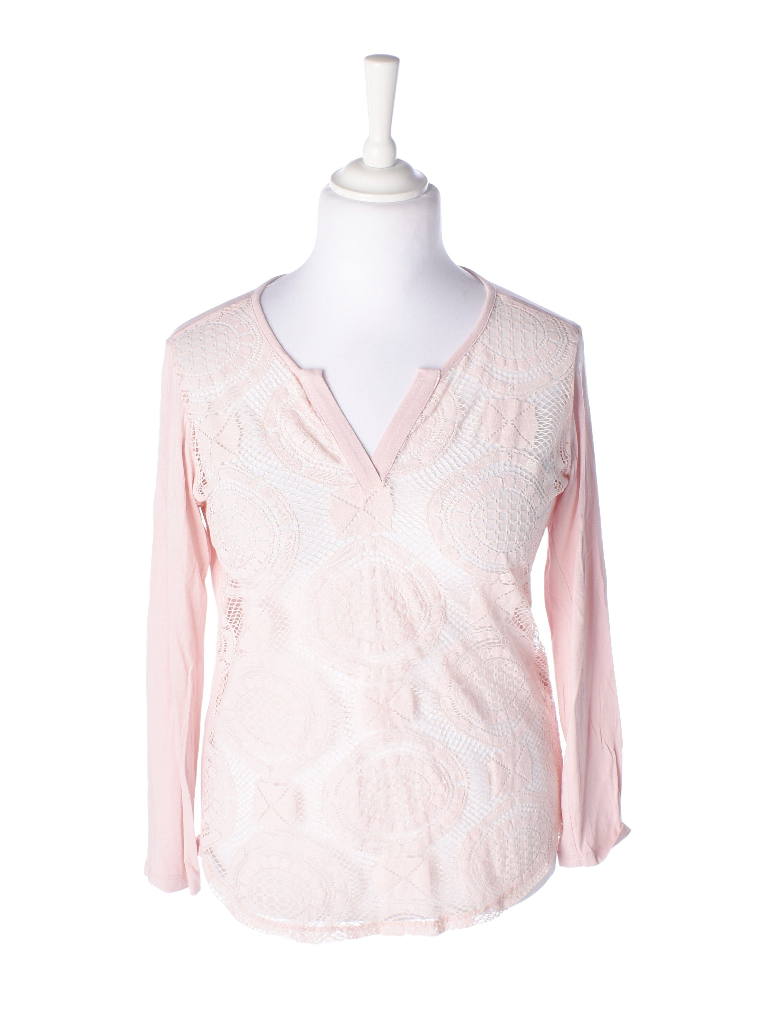 Ofelia Bluse - L / Rosa / Kvinde - SassyLAB Secondhand