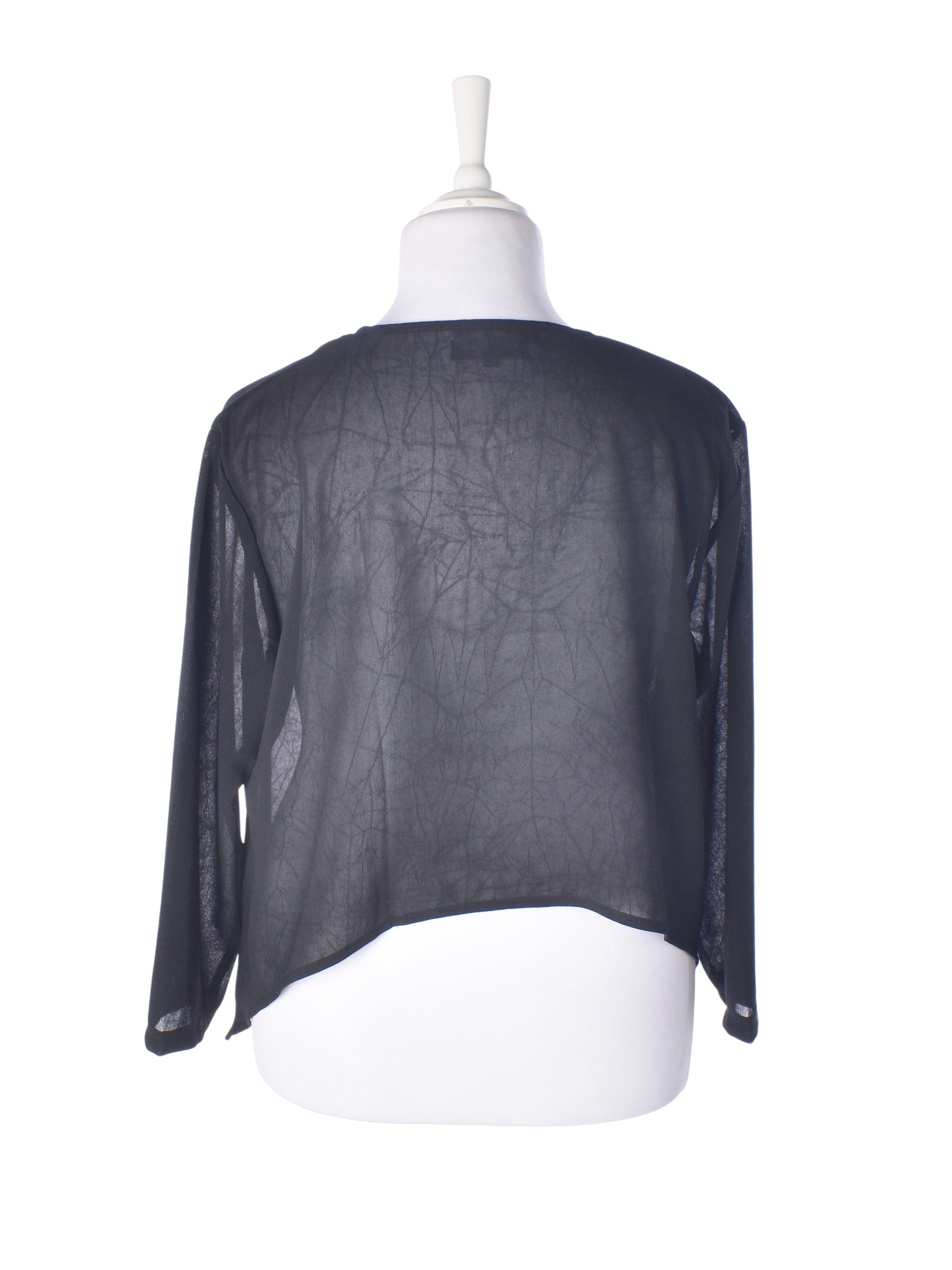 Ofelia Bluse - L / Sort / Kvinde - SassyLAB Secondhand