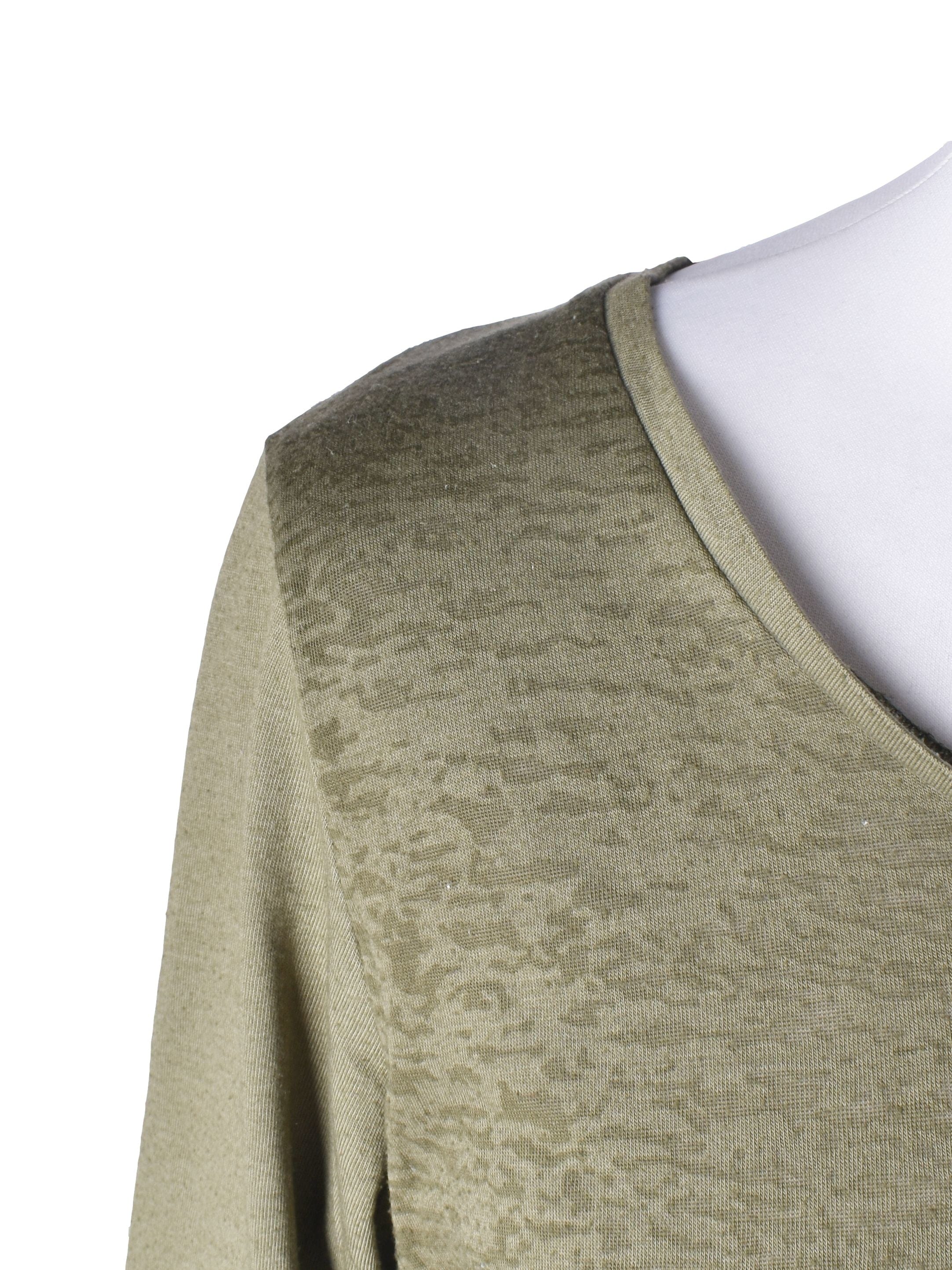 Ofelia Bluse - M / Grøn / Kvinde - SassyLAB Secondhand