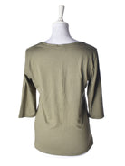 Ofelia Bluse - M / Grøn / Kvinde - SassyLAB Secondhand