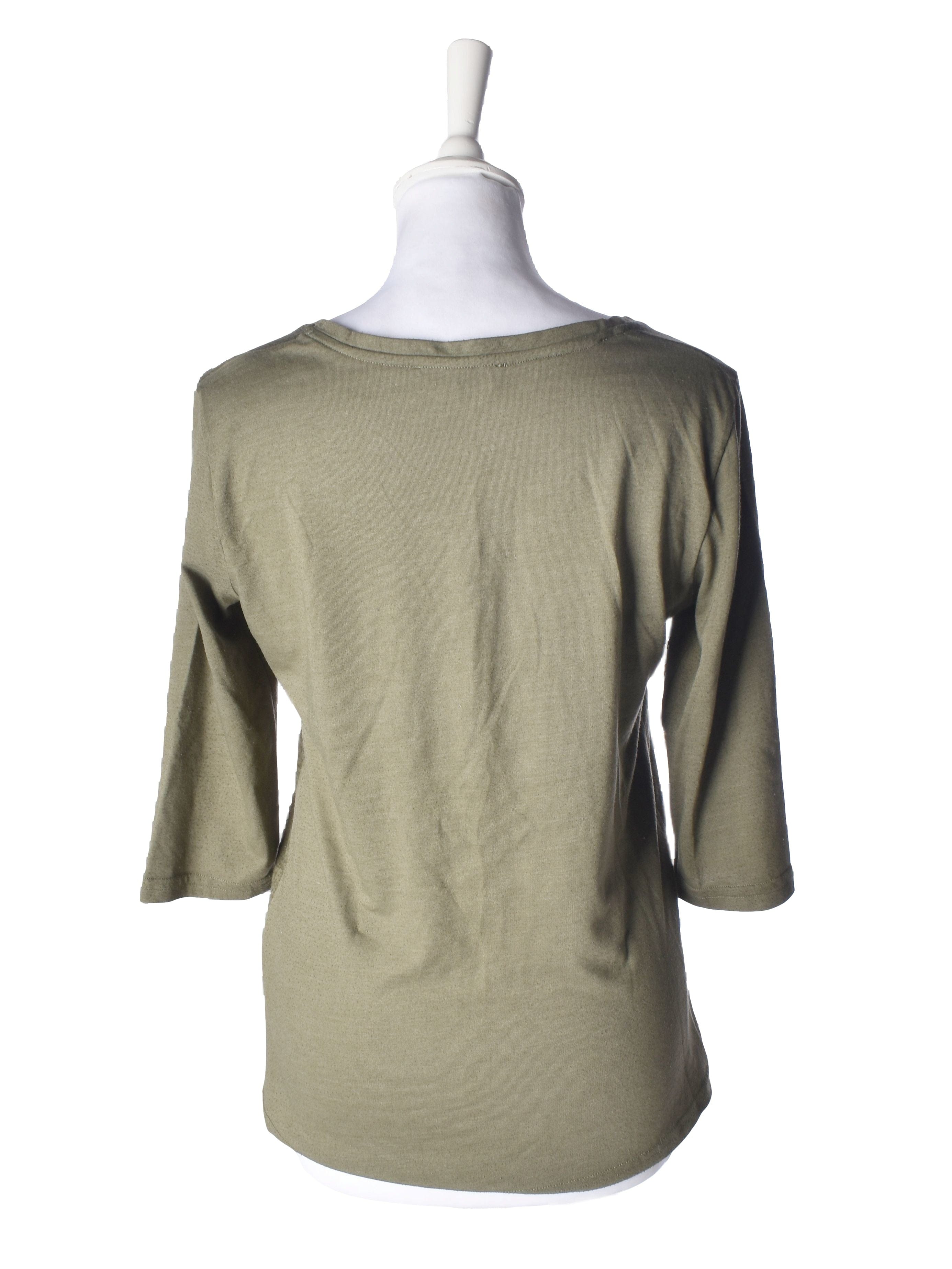 Ofelia Bluse - M / Grøn / Kvinde - SassyLAB Secondhand