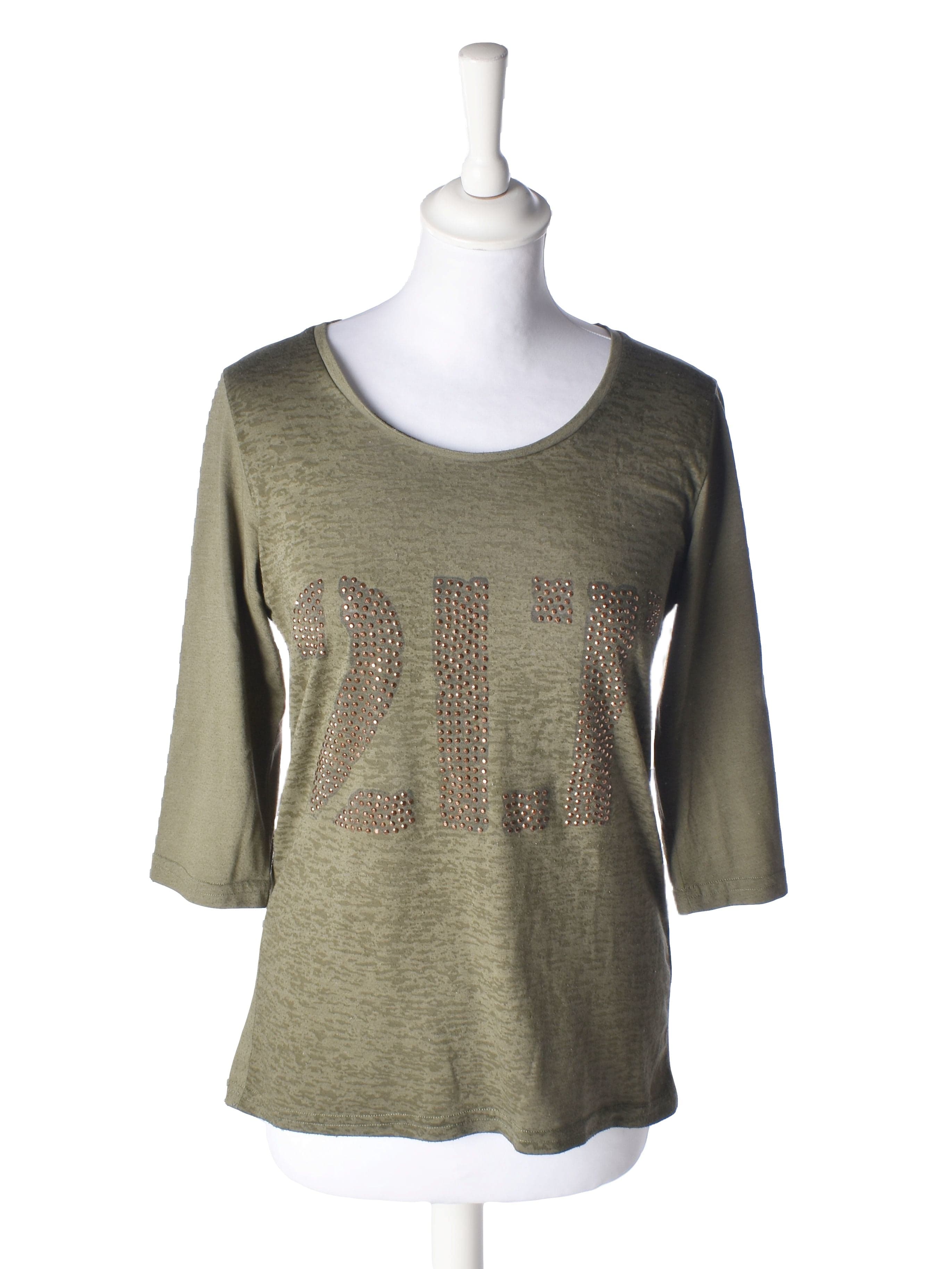 Ofelia Bluse - M / Grøn / Kvinde - SassyLAB Secondhand