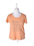 Ofelia T-Shirt - XL / Orange / Kvinde - SassyLAB Secondhand
