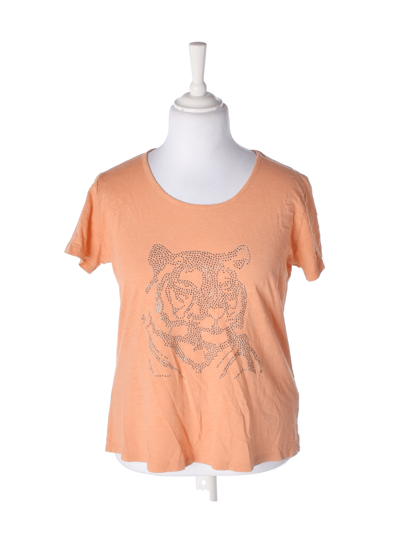 Ofelia T-Shirt - XL / Orange / Kvinde - SassyLAB Secondhand