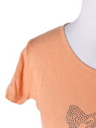 Ofelia T-Shirt - XL / Orange / Kvinde - SassyLAB Secondhand