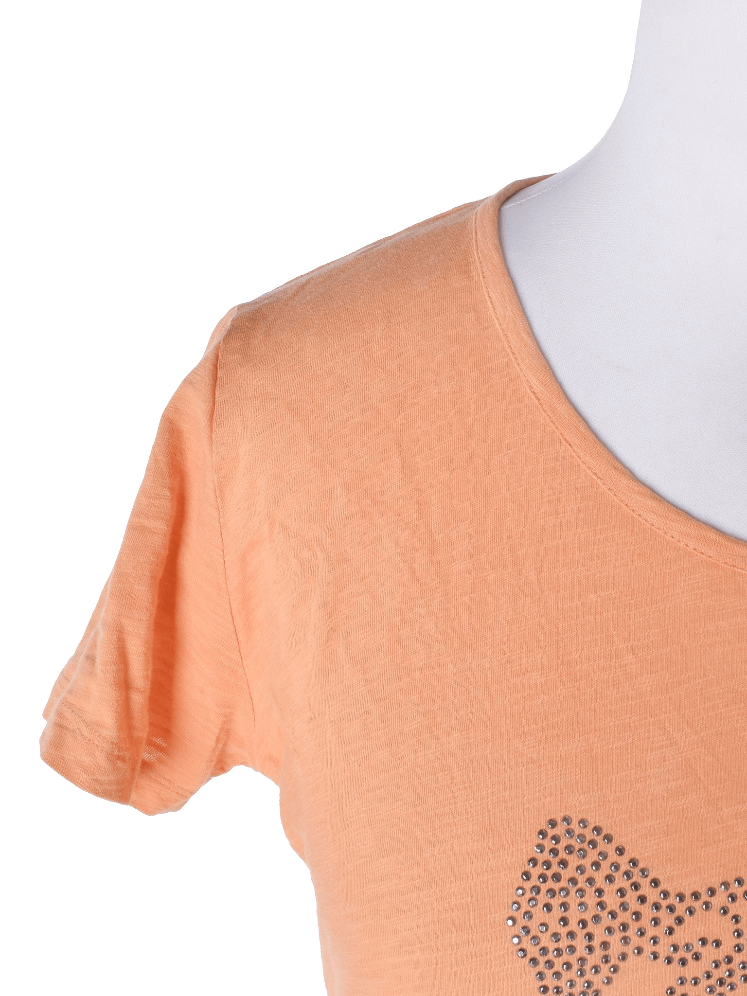 Ofelia T-Shirt - XL / Orange / Kvinde - SassyLAB Secondhand