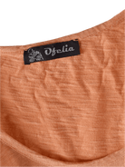 Ofelia T-Shirt - XL / Orange / Kvinde - SassyLAB Secondhand