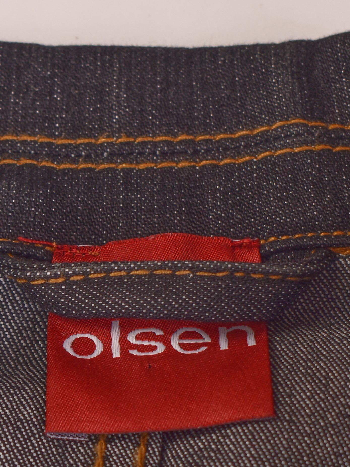 Olsen Blazer - 40 / Grå / Kvinde - SassyLAB Secondhand