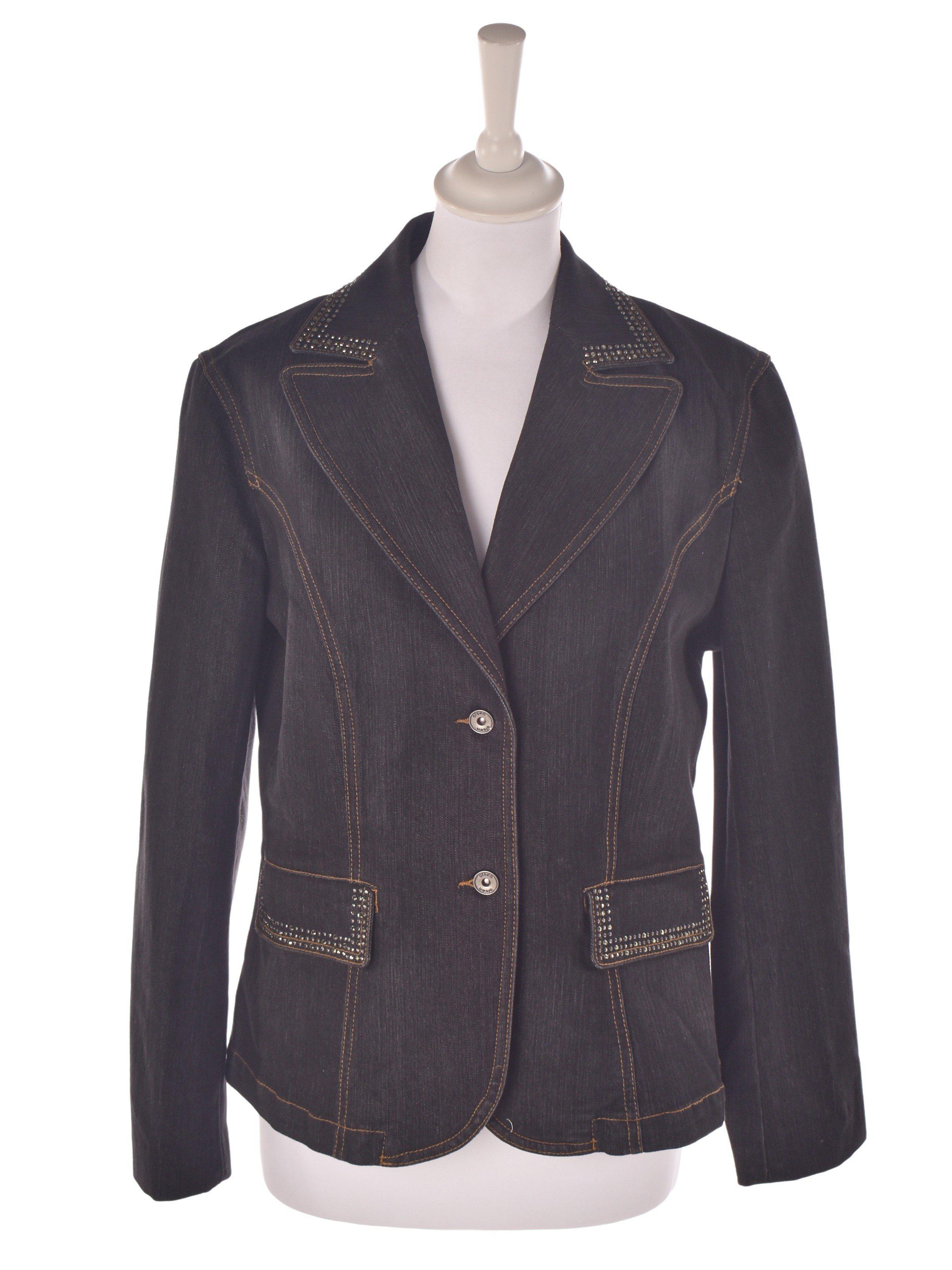 Olsen Blazer - 40 / Grå / Kvinde - SassyLAB Secondhand