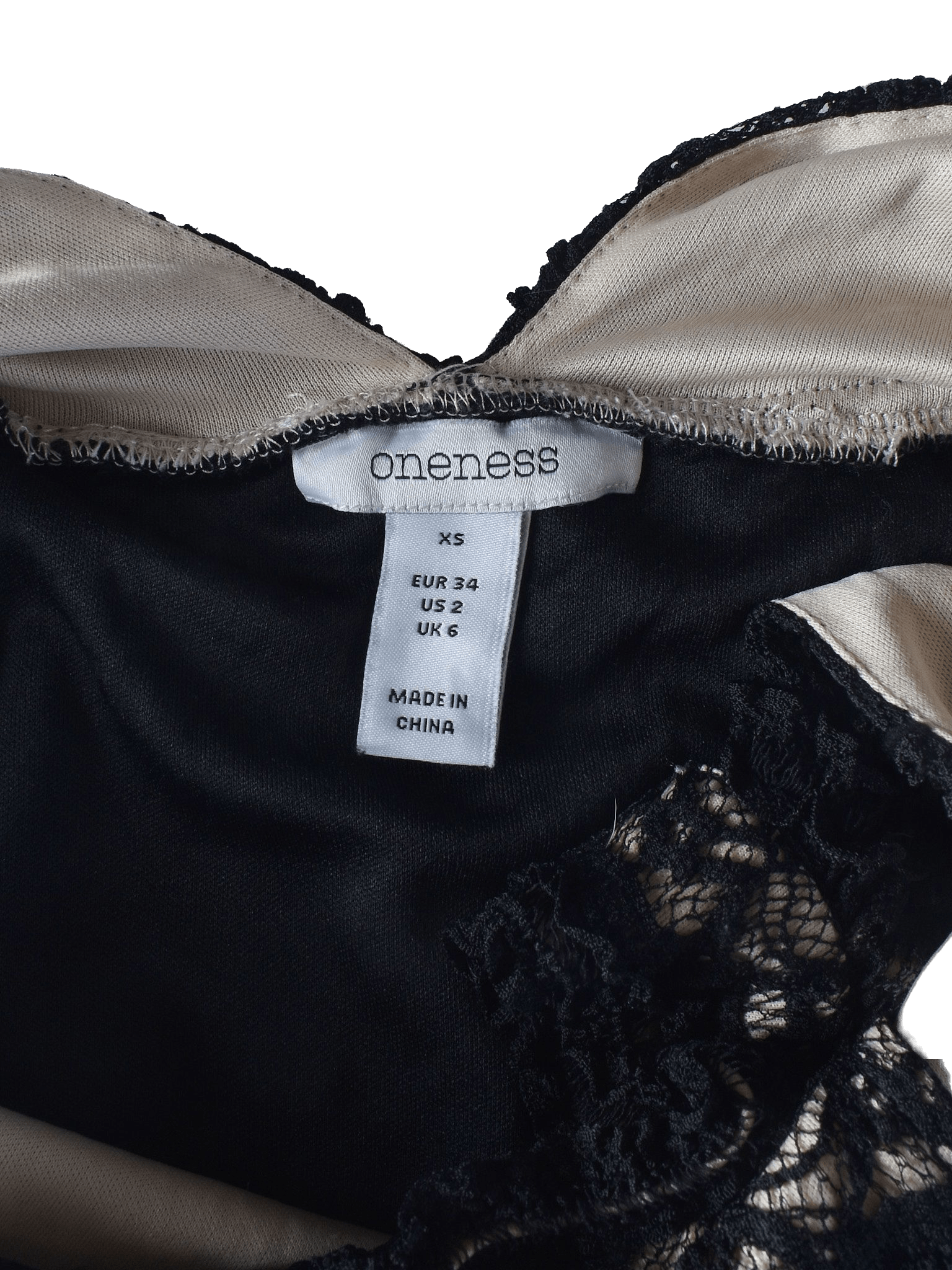 Oneness Kjole - XS / Sort / Kvinde - SassyLAB Secondhand