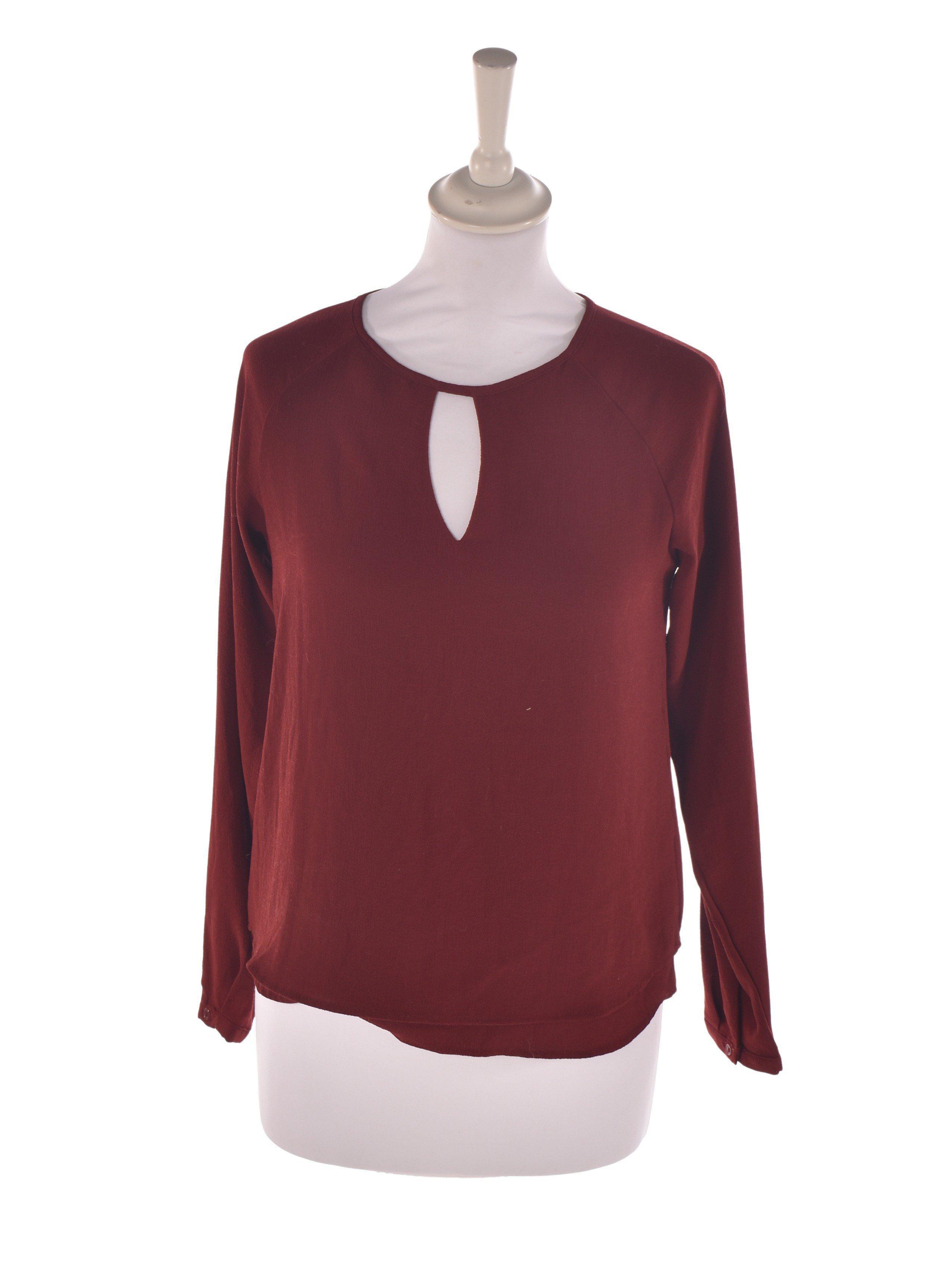 Only Bluse - 34 / Rød / Kvinde - SassyLAB Secondhand