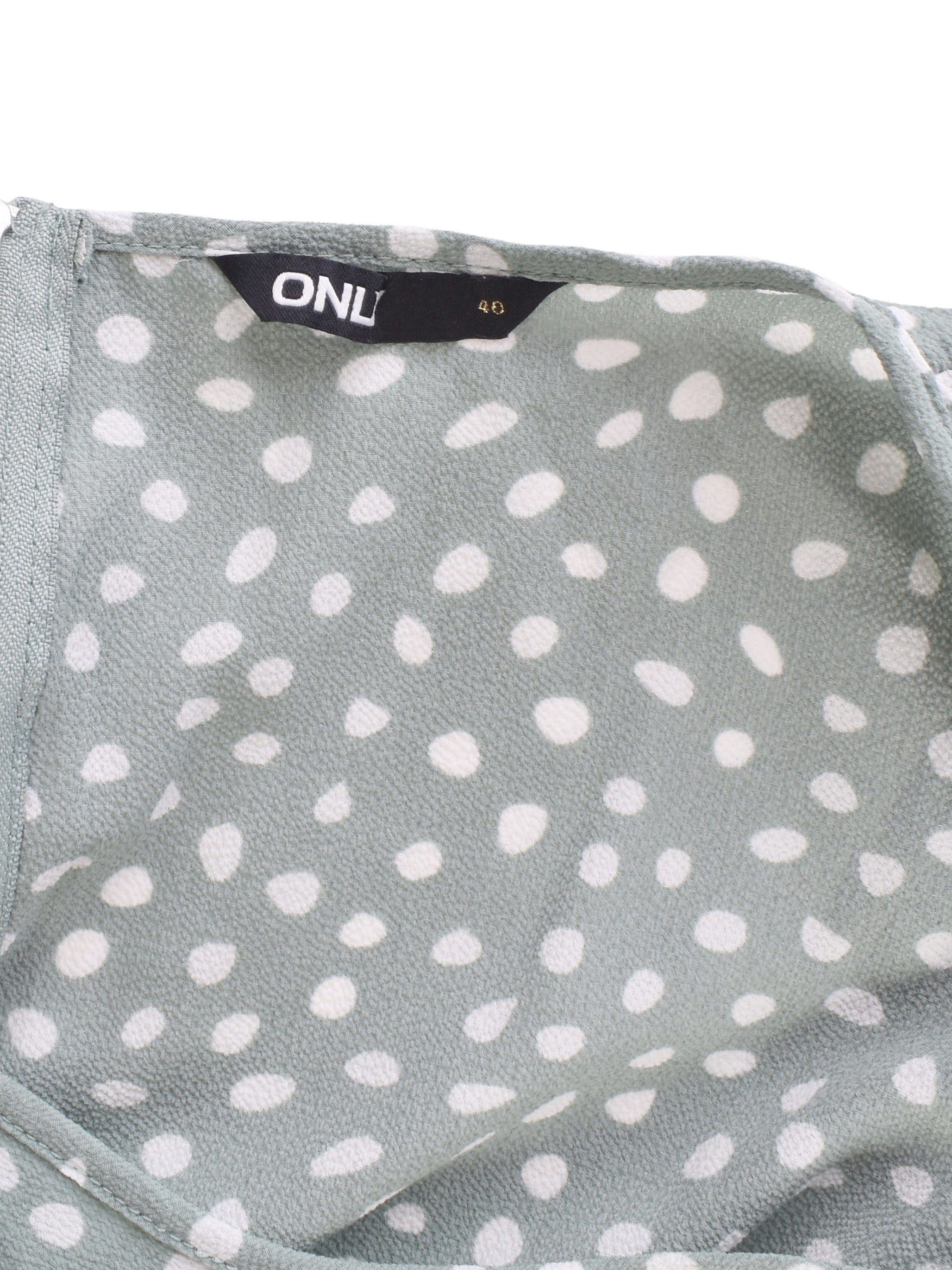 Only Bluse - 40 / Grøn / Kvinde - SassyLAB Secondhand