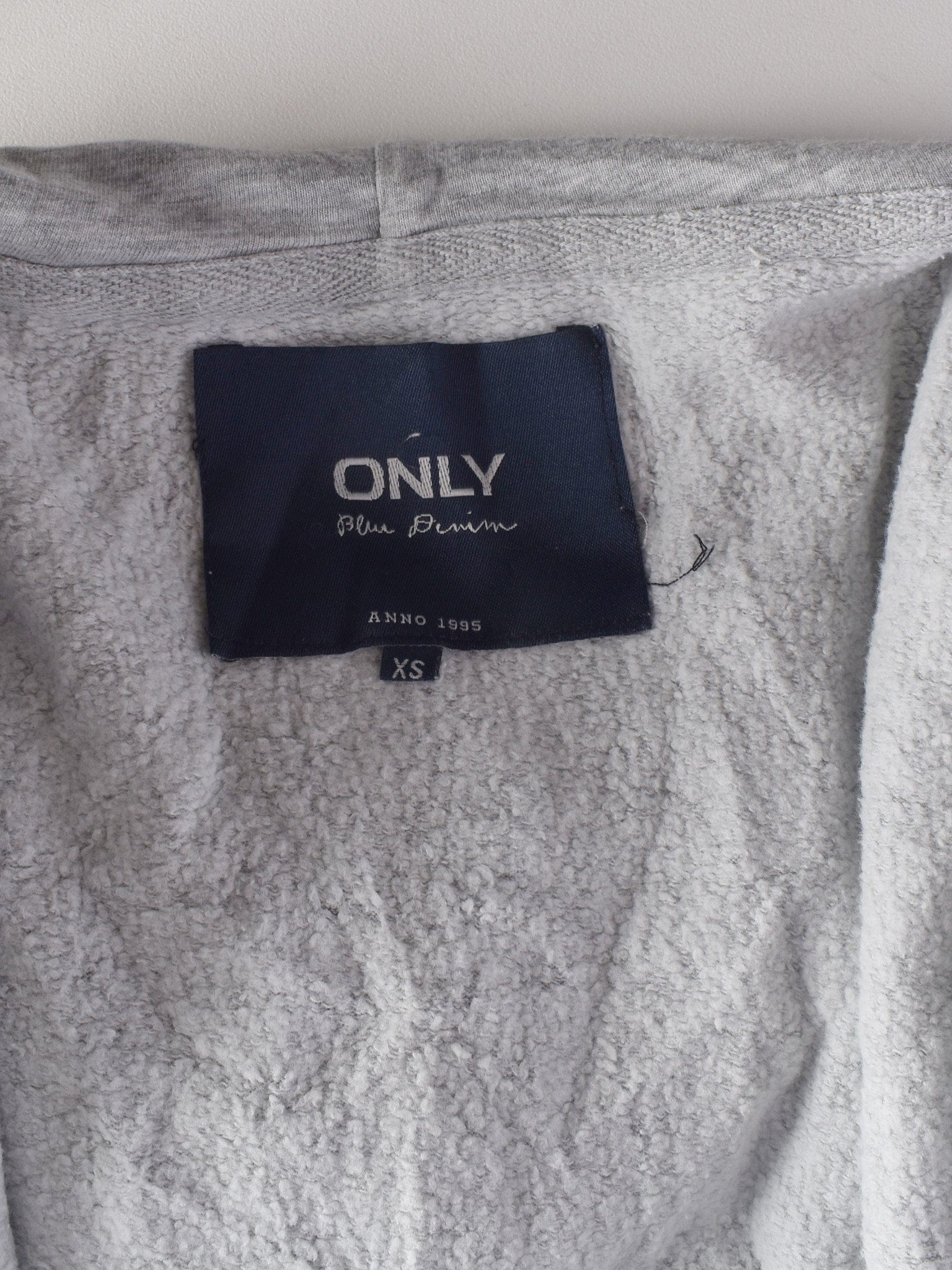 ONLY Hoodie - XS / Grå / Kvinde - SassyLAB Secondhand