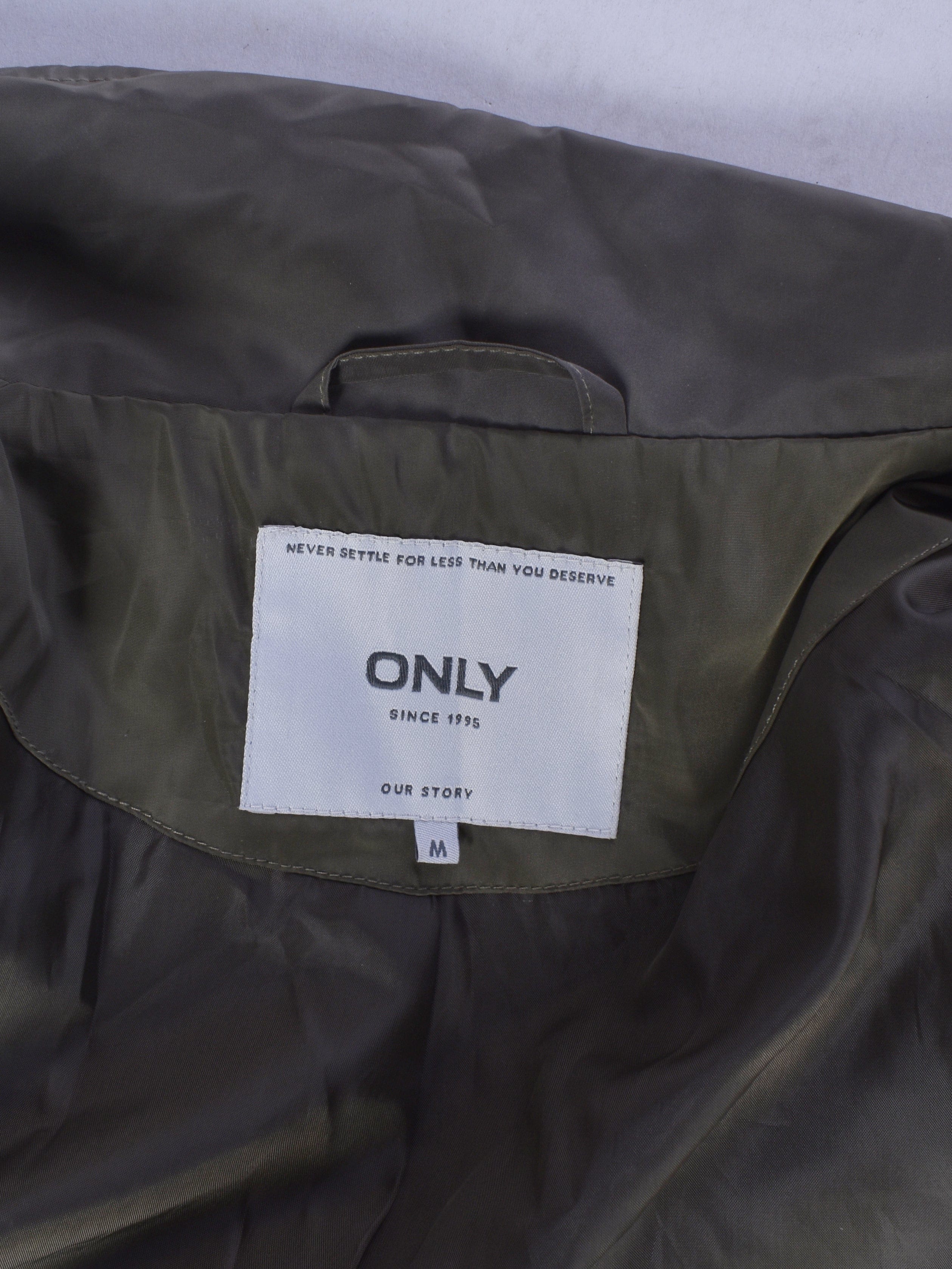 Only Jakke - M / Grøn / Kvinde - SassyLAB Secondhand