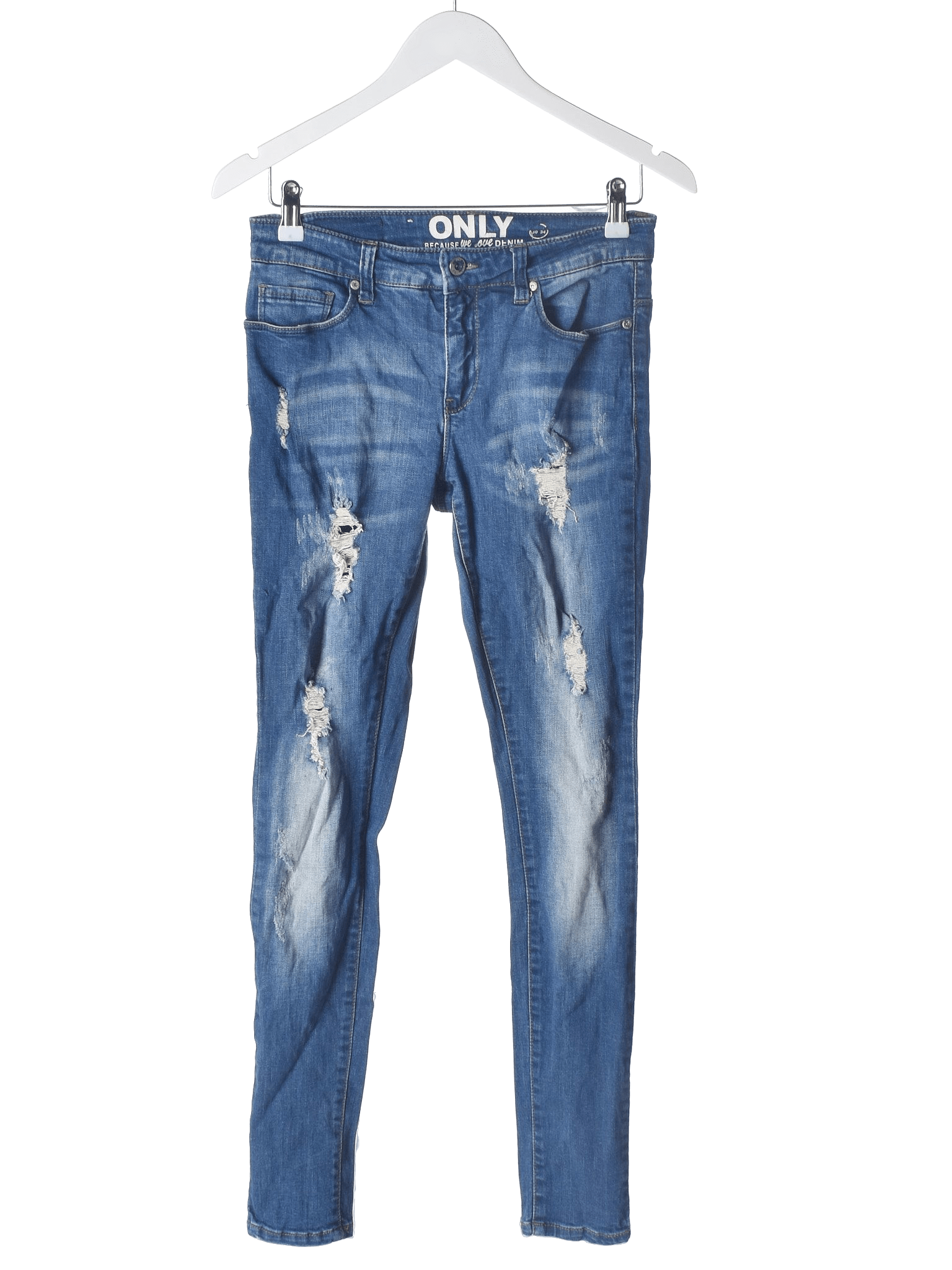 ONLY Jeans - 34 / Blå / Kvinde - SassyLAB Secondhand