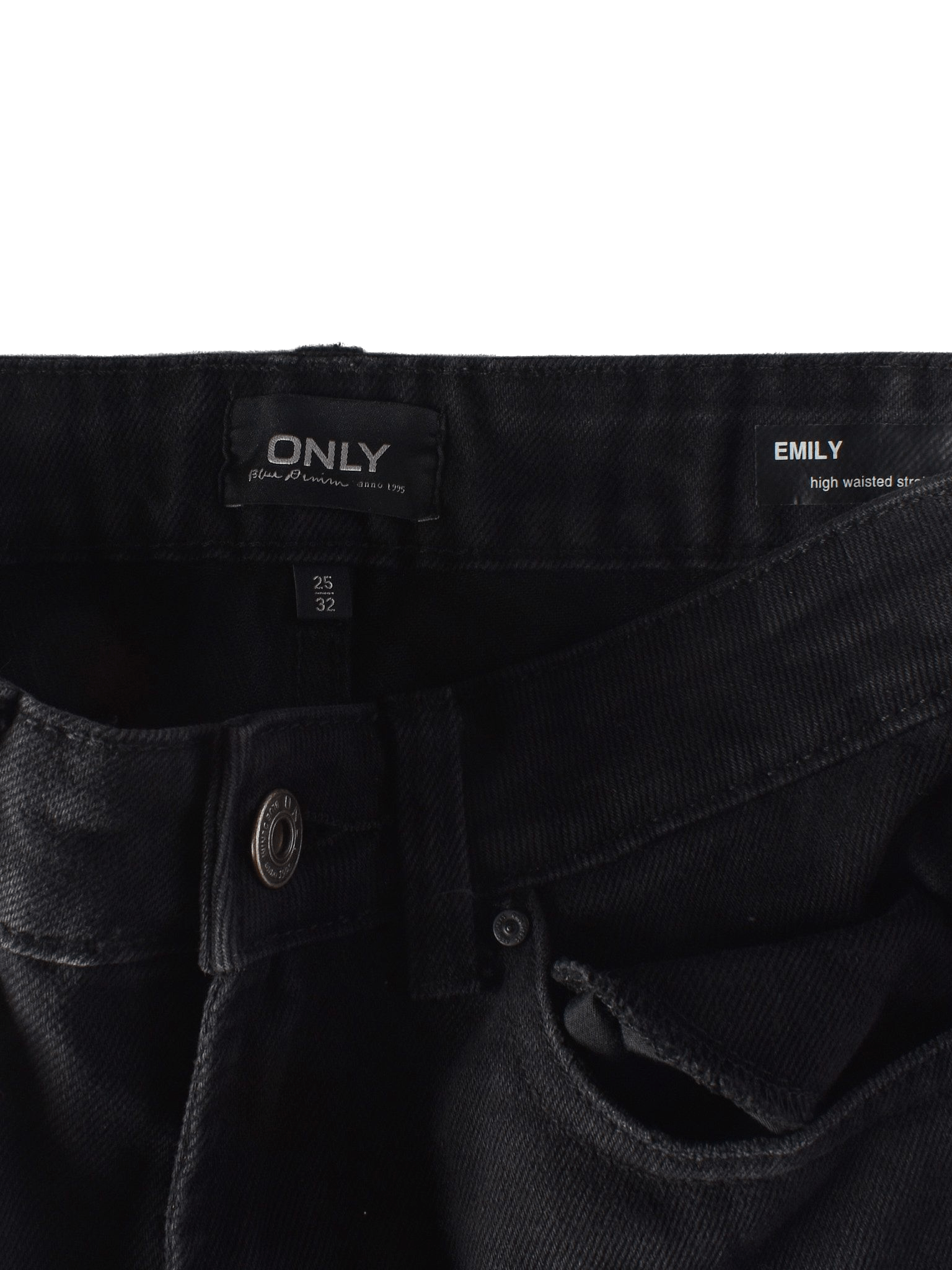 ONLY Jeans - W25 L32 / Sort / Kvinde - SassyLAB Secondhand