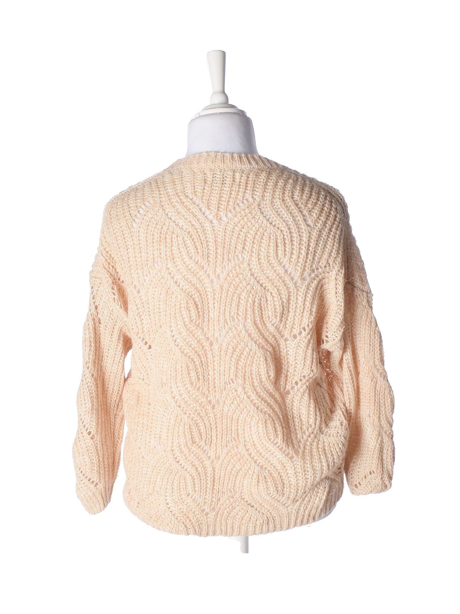 Only Strik - L / Beige / Kvinde - SassyLAB Secondhand