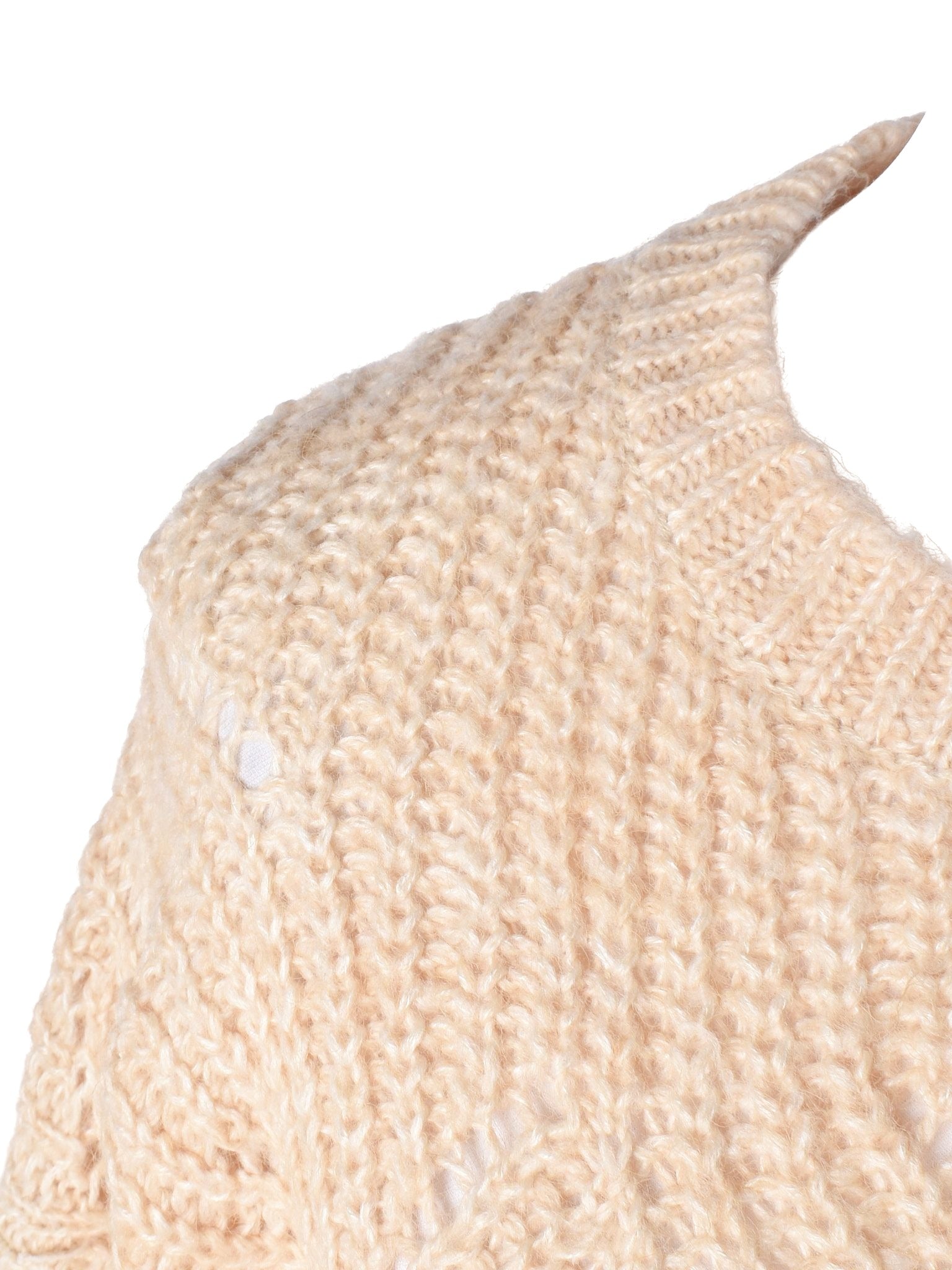 Only Strik - L / Beige / Kvinde - SassyLAB Secondhand