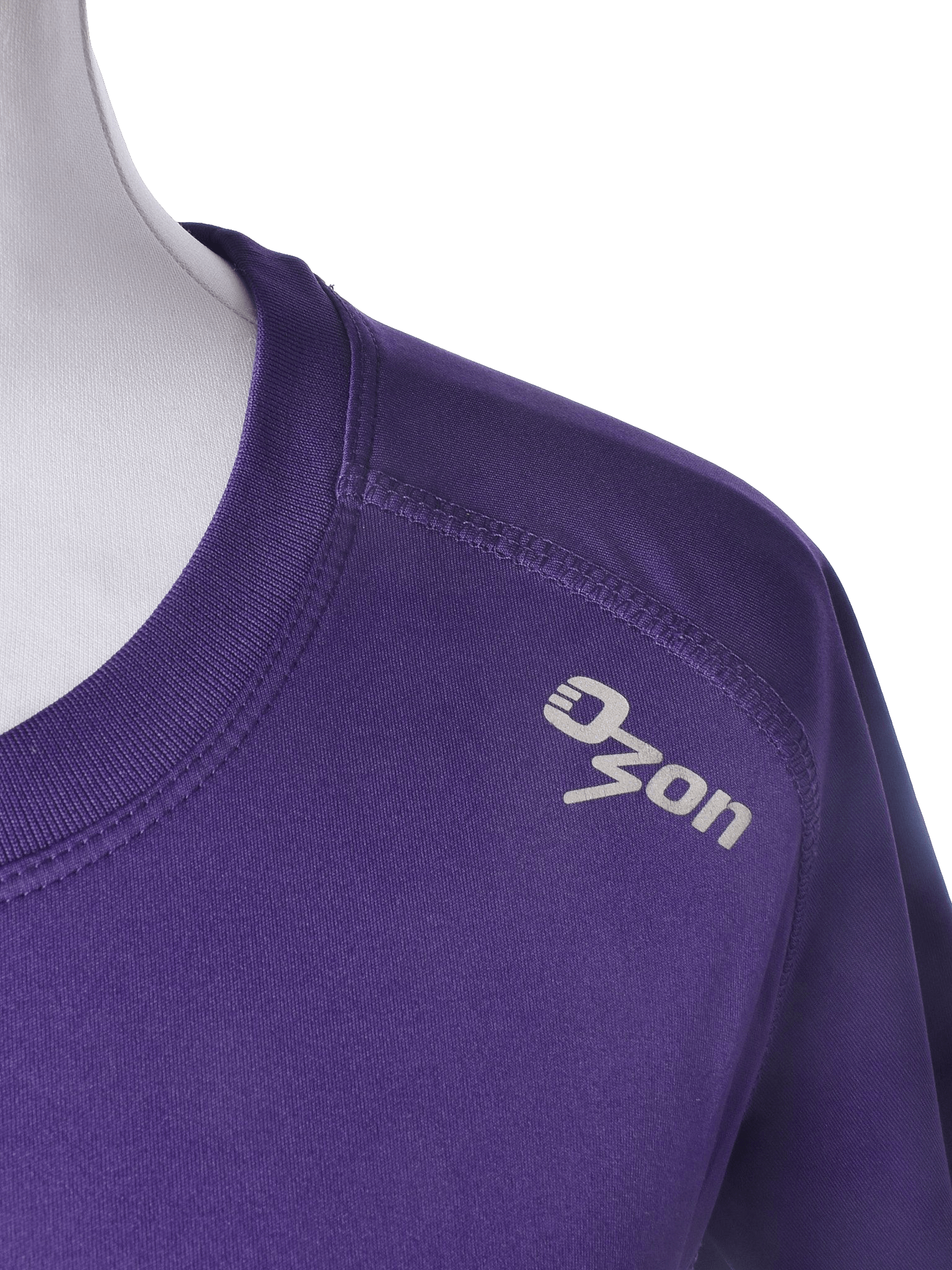OZONE Trænings T-Shirt - L / Lilla / Kvinde - SassyLAB Secondhand